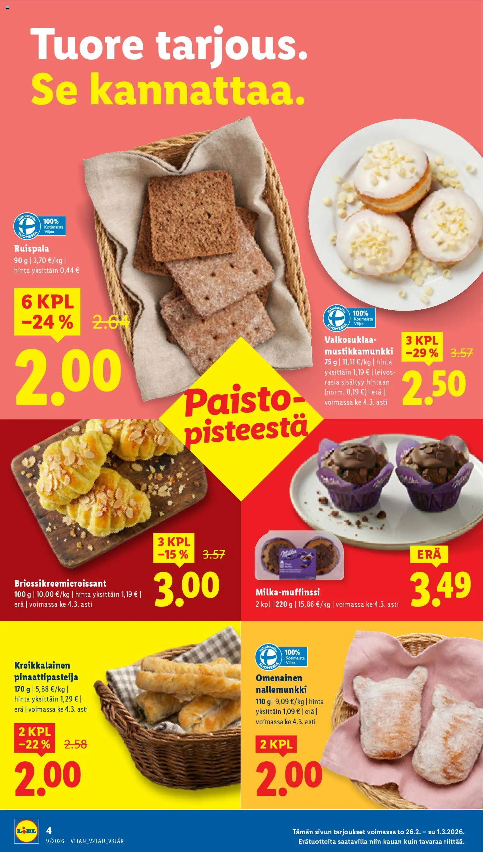 Lidl tarjoukset – voimassa 26.02.2026 alkaen | Sivu: 4