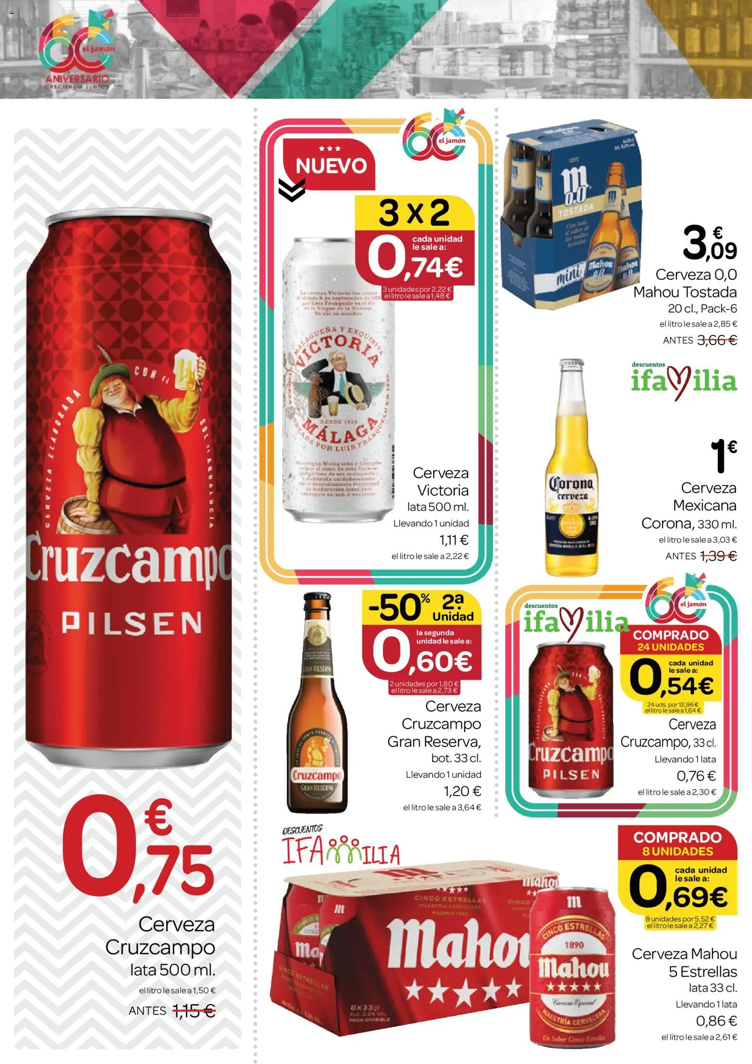 Supermercados El Jamón folleto │ válido desde el 26.03.2026 | Página: 24 | Productos: Jamón, Cerveza