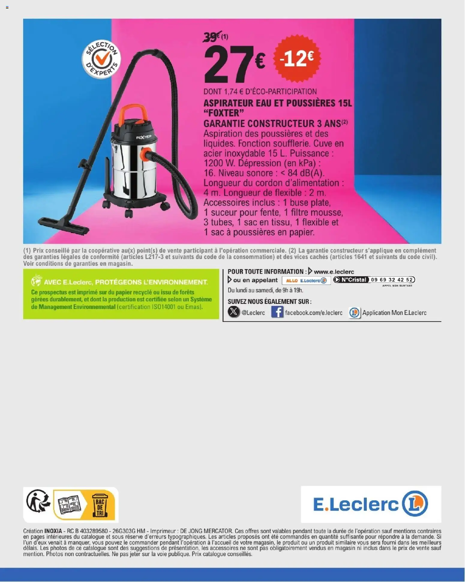 {H1} | Page: 56 | Produits: Filtre, Sac, Aspirateur