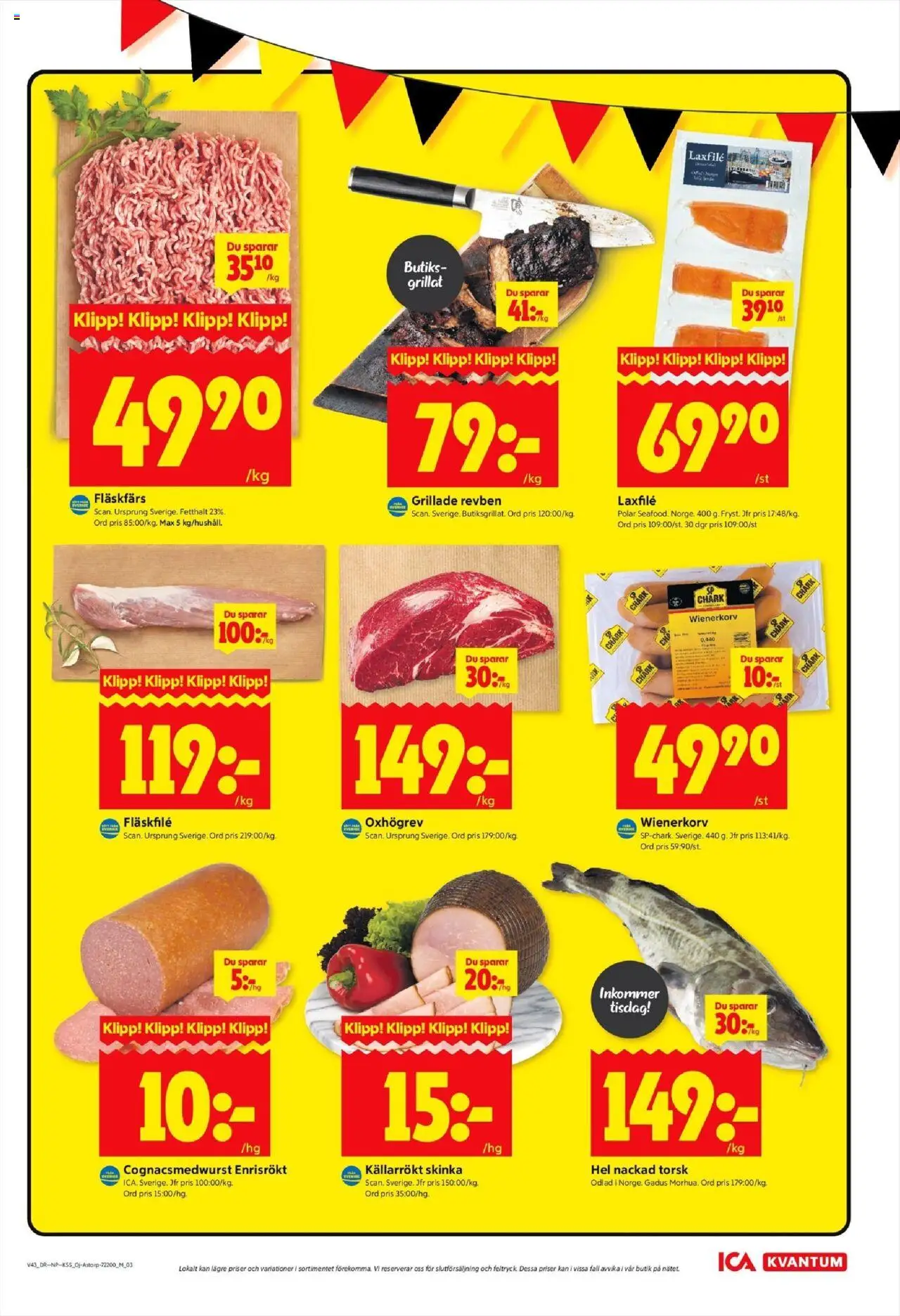 ICA Kvantum reklamblad aktuell från 20.10.2025 | Sida: 7