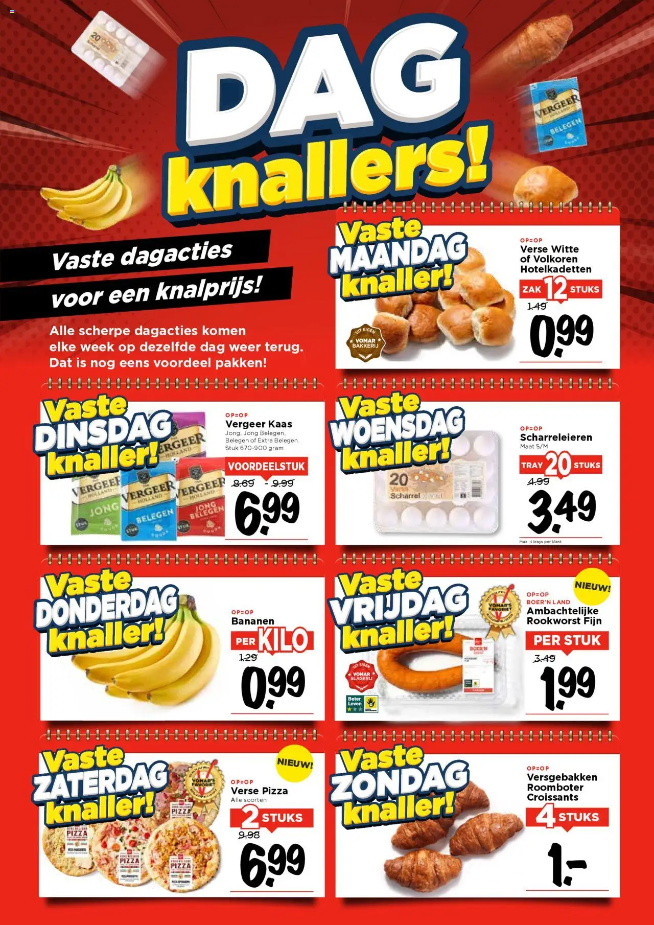 {H1} | Pagina: 1 | Producten: Bananen, Roomboter, Zak, Bakkerij