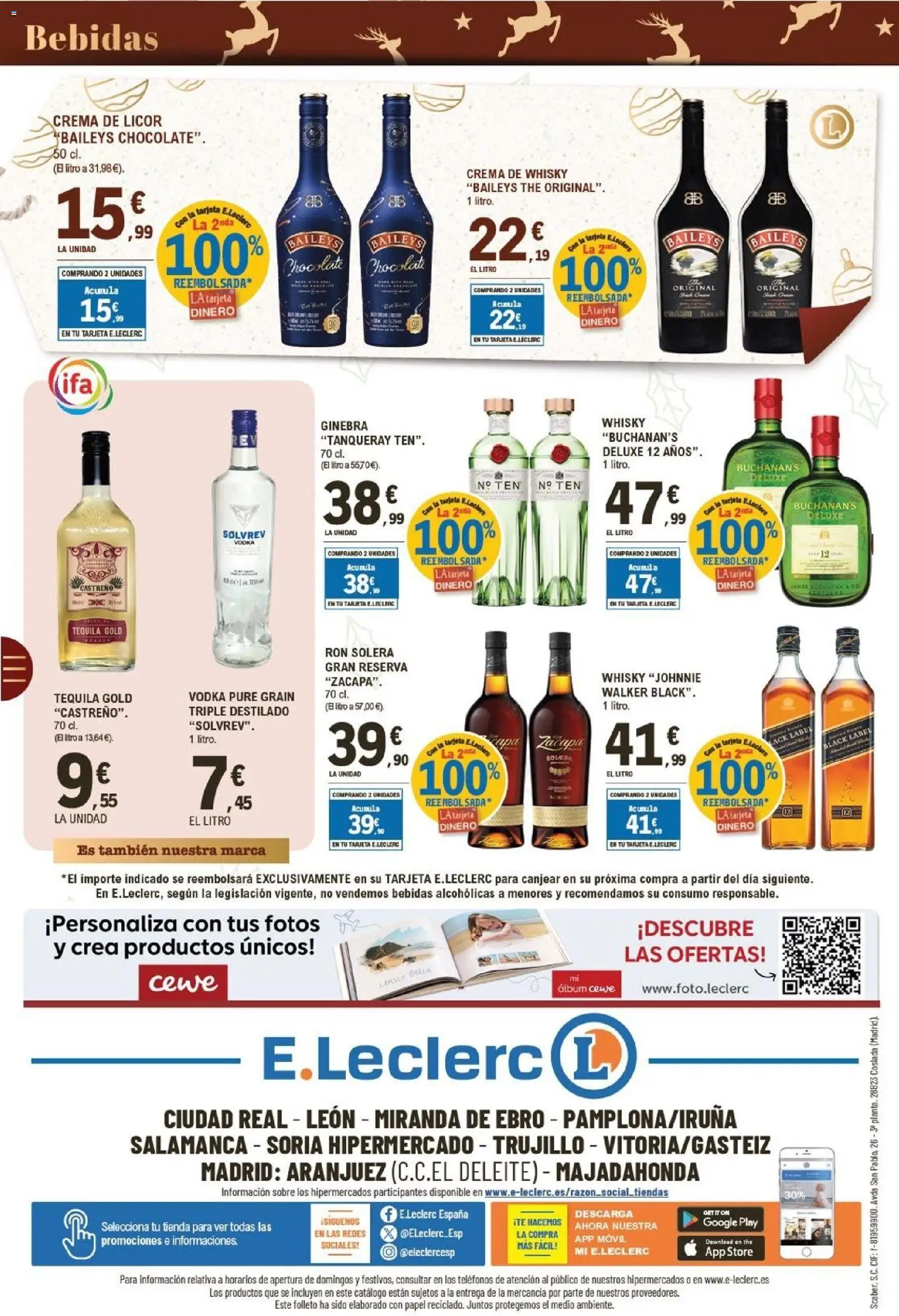 E.Leclerc folleto │ válido desde el 15.12.2025 | Página: 36 | Productos: Licor, Chocolate, Crema, Whisky