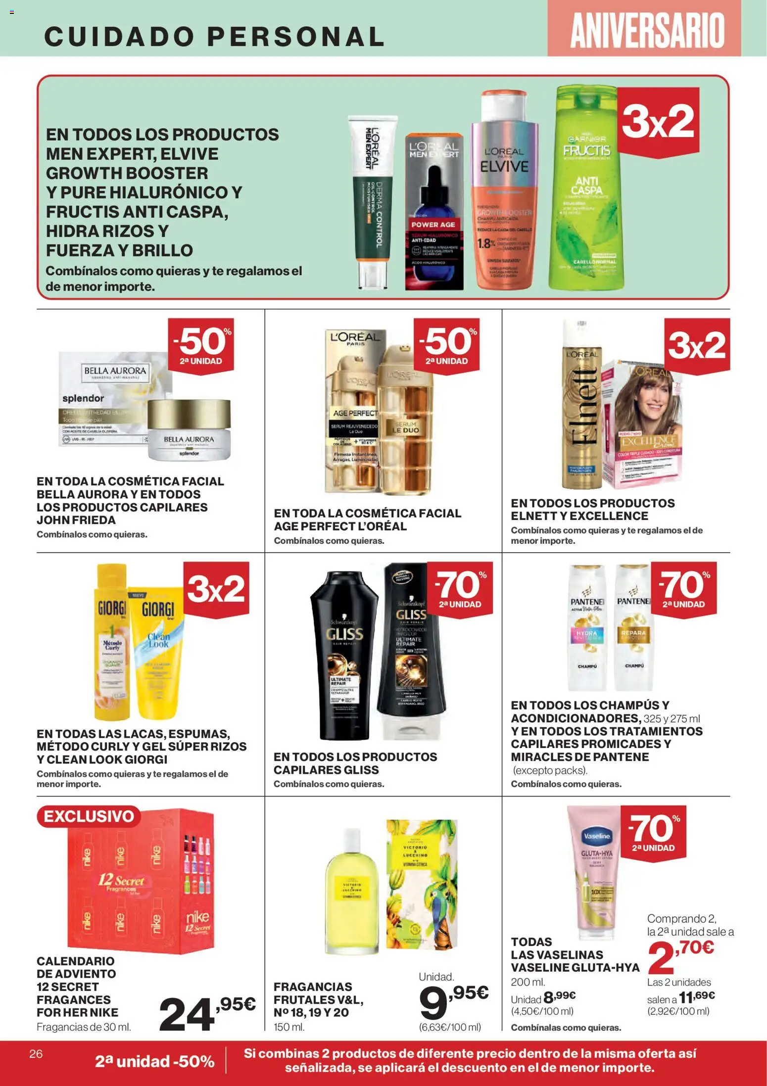 Hipercor catálogo │ válido desde el 06.11.2025 | Página: 36 | Productos: Champú, Sérum, Aceite, Té