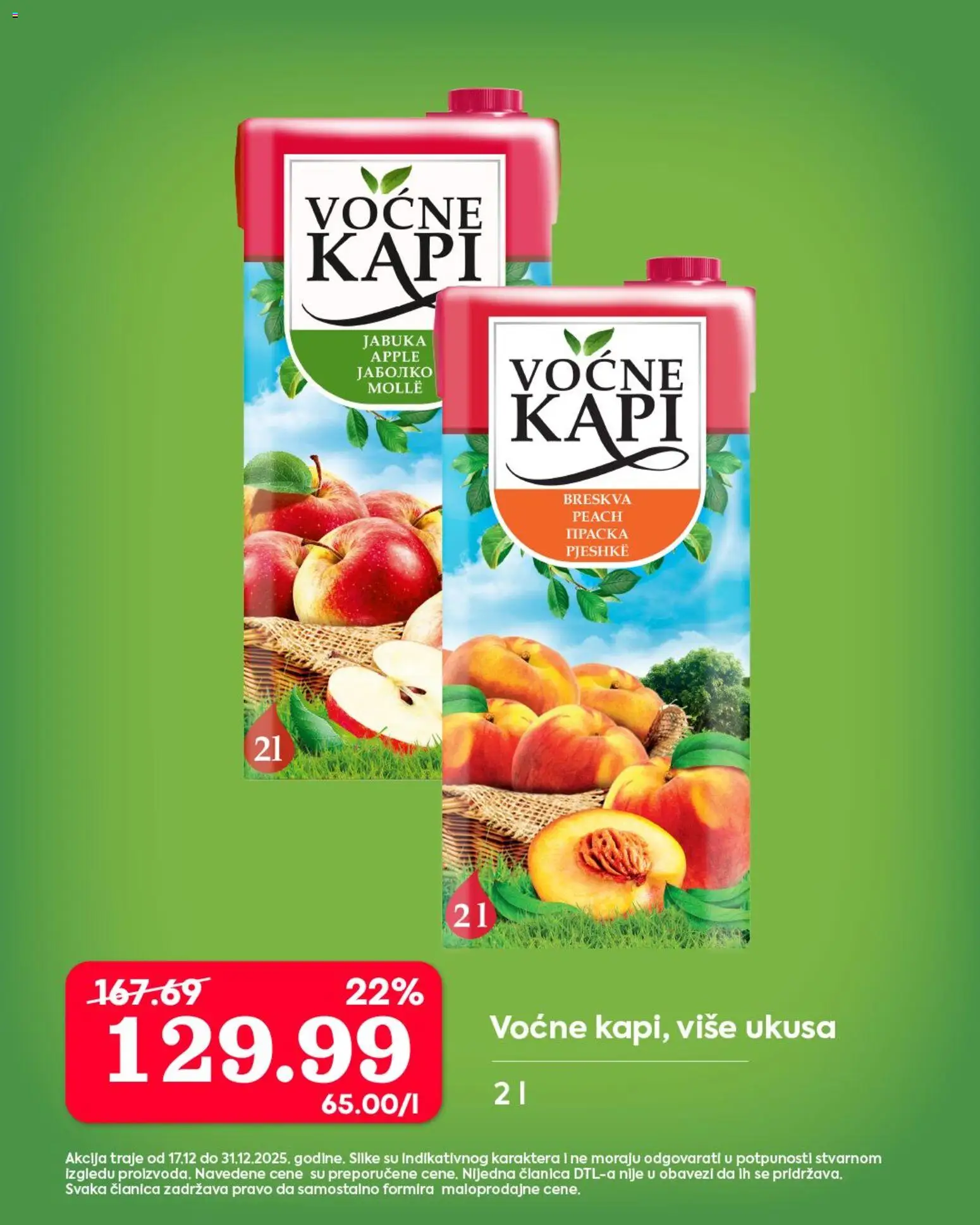 Senta Promet katalog - važi od 17.12.2025 | Strana: 22 | Proizvode: Breskva