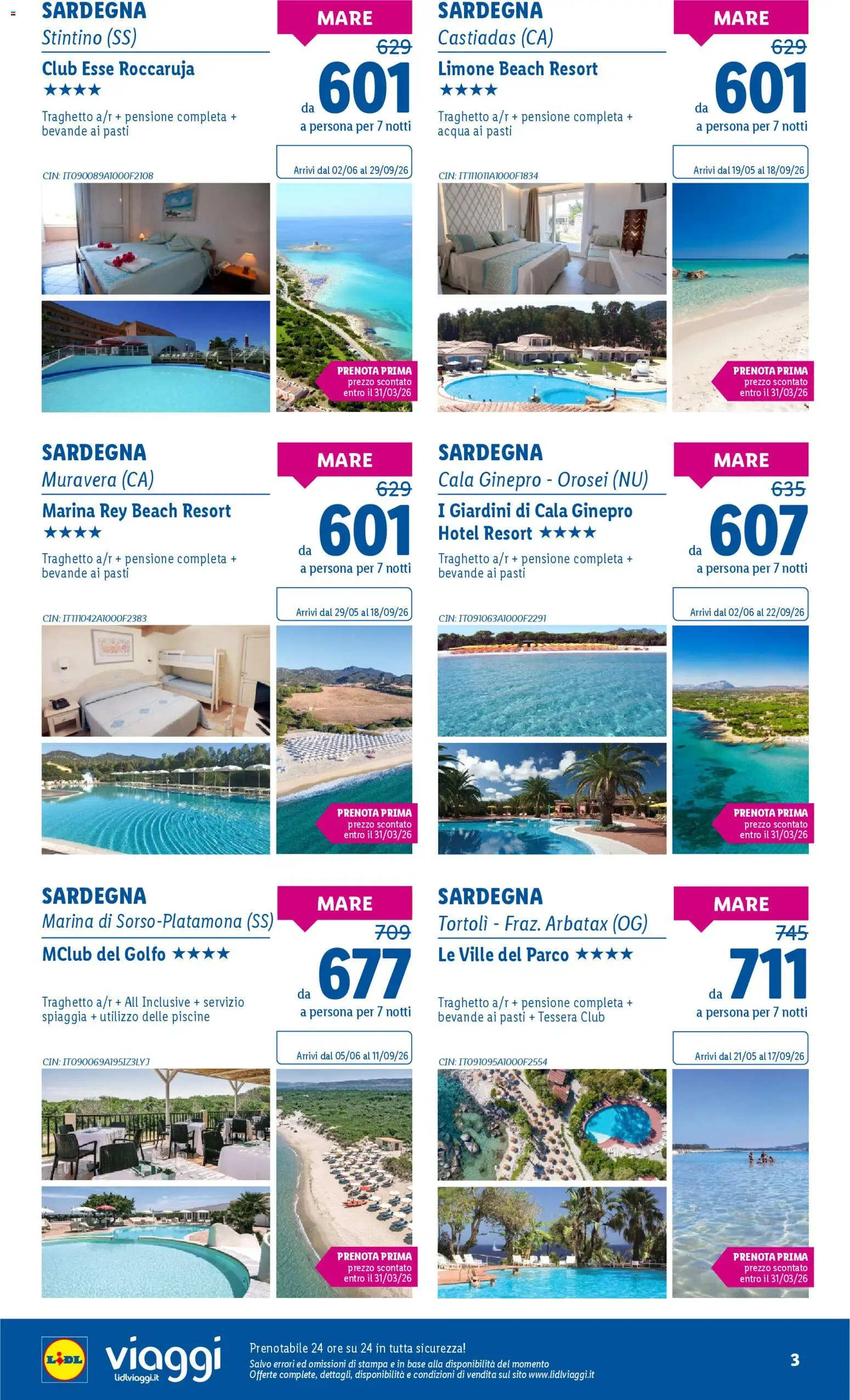 Volantino Lidl del 01.03.2026 | Pagina: 3 | Prodotti: Acqua, Limone, Stampa