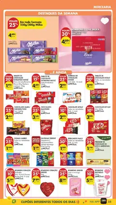 Pré-visualização PIRÂMIDE DE CHOCOLATE DE LEITE E AMÊNDOAS, Pirâmide de chocolate de leite e amêndoas 100g válido de 10.02.2026 | Página: 37