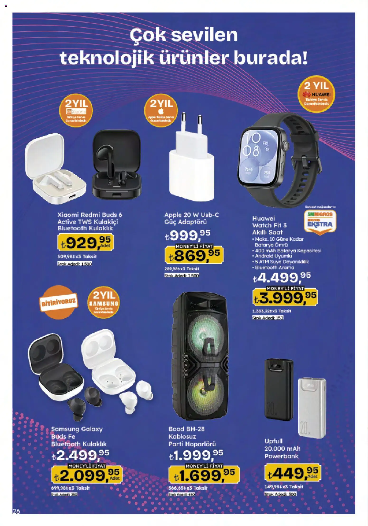 Migros Katalog - 5M Migroskop Dijital - 26.02.2026 tarihinden itibaren geçerlidir | Sayfa: 139 | Ürünler: Akıllı saat, Saat, Kulaklık