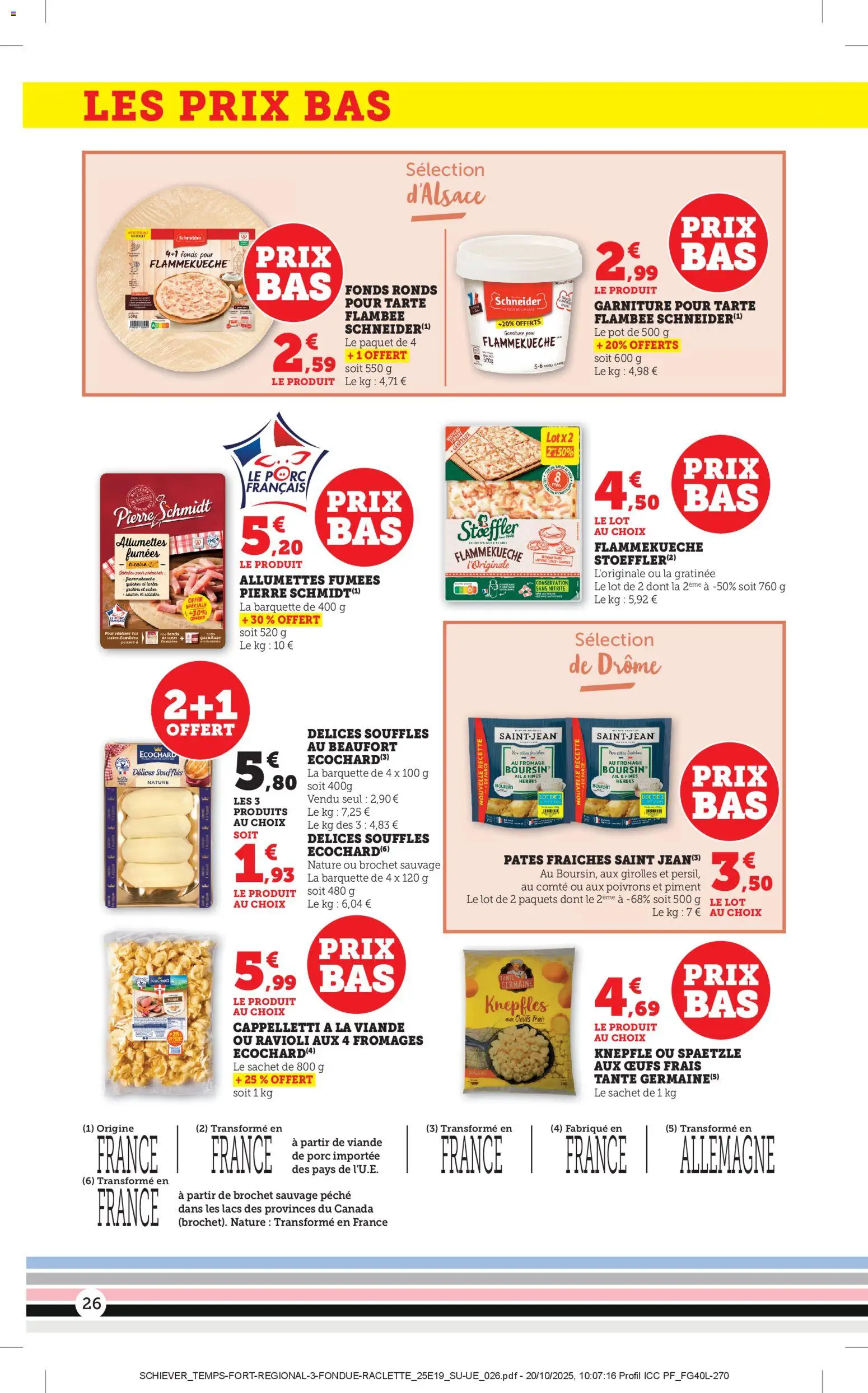 {H1} | Page: 26 | Produits: Beaufort, Ail, Piment, Porc