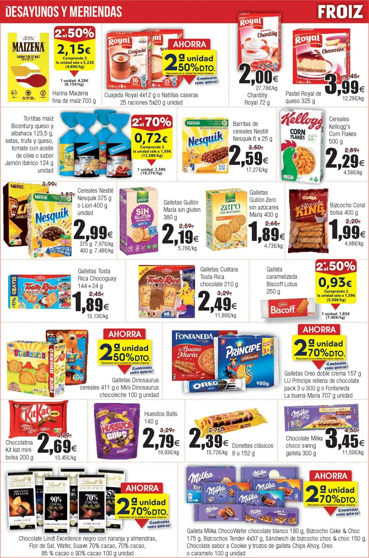 Froiz - Folleto Hiper │ válido desde el 27.05.2025 | Página: 10 | Productos: Chocolate, Jamón, Cereales, Κεραία