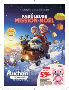 Auchan - La fabuleuse mission de Noël dans votre super - Voorbeeld van een folder van Auchan, geldig van 28.10.2025