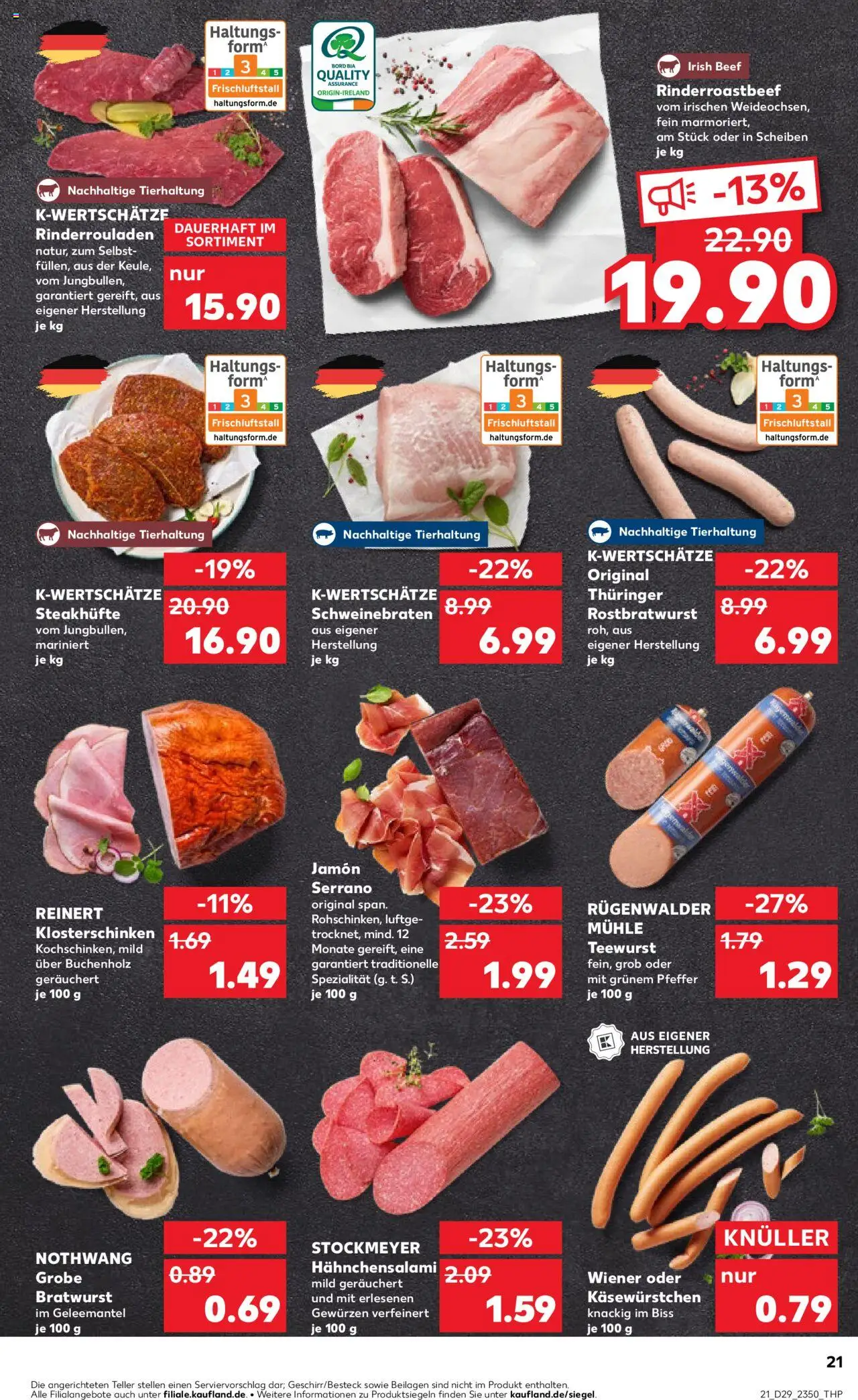 Kaufland prospekt Völklingen	 - gültig ab dem 17.07.2025 | Seite: 21 | Produkte: Mühle, Bratwurst, Pfeffer, Salami