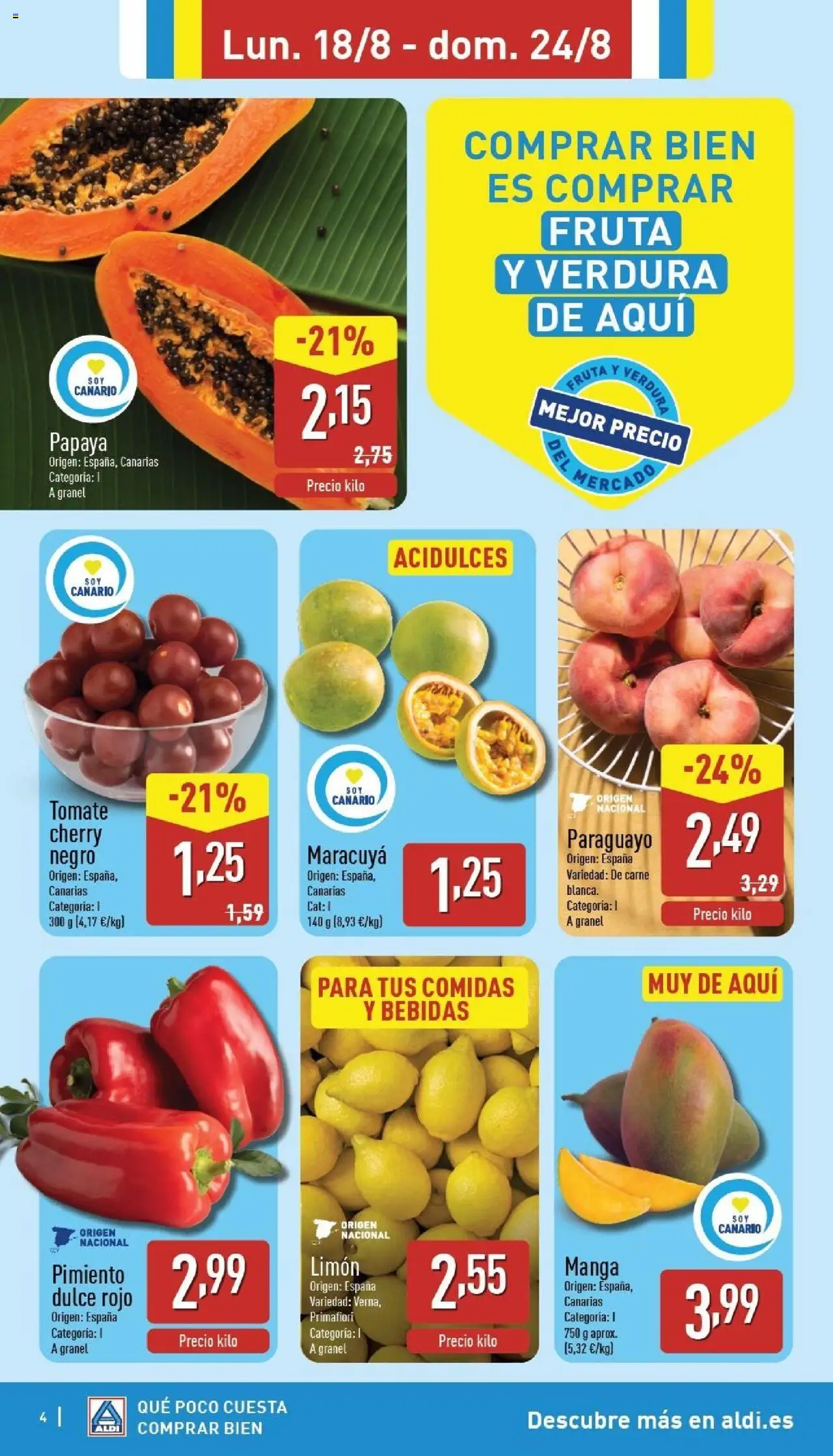 Aldi folleto Canarias │ válido desde el 18.08.2025 | Página: 4 | Productos: Κάδος απορρυμάτων, Ρούτερ