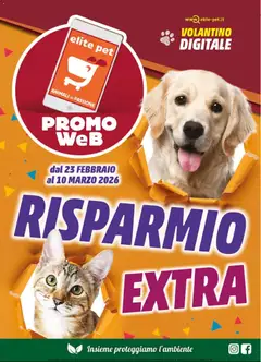 Anteprima del volantino Elite Supermercati Pet catalogo valido a partire dal 23.02.2026