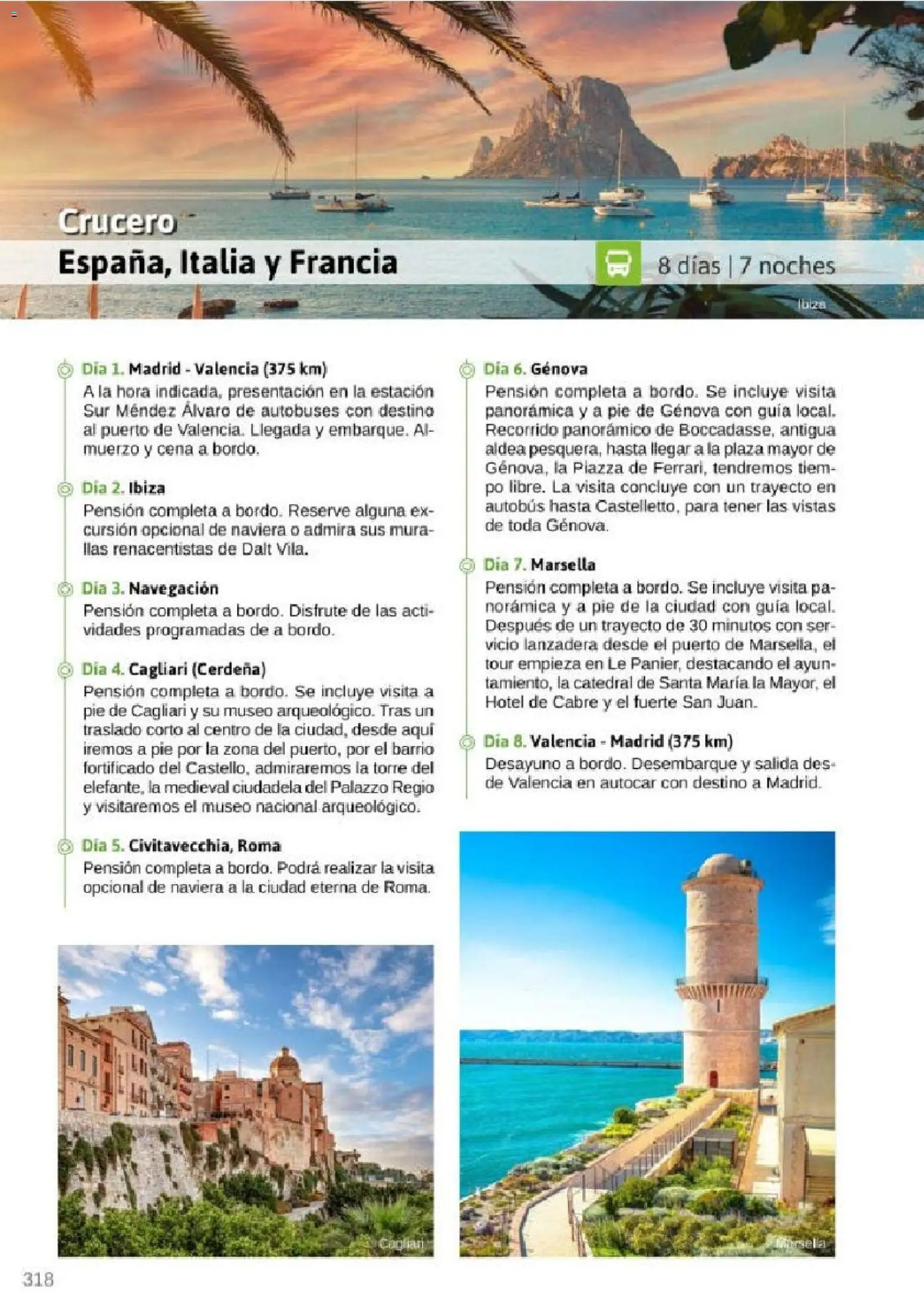 Viajes El Corte Inglés Rutas Culturales de la Comunidad de Madrid │ válido desde el 01.04.2026 | Página: 318 | Productos: Navegación