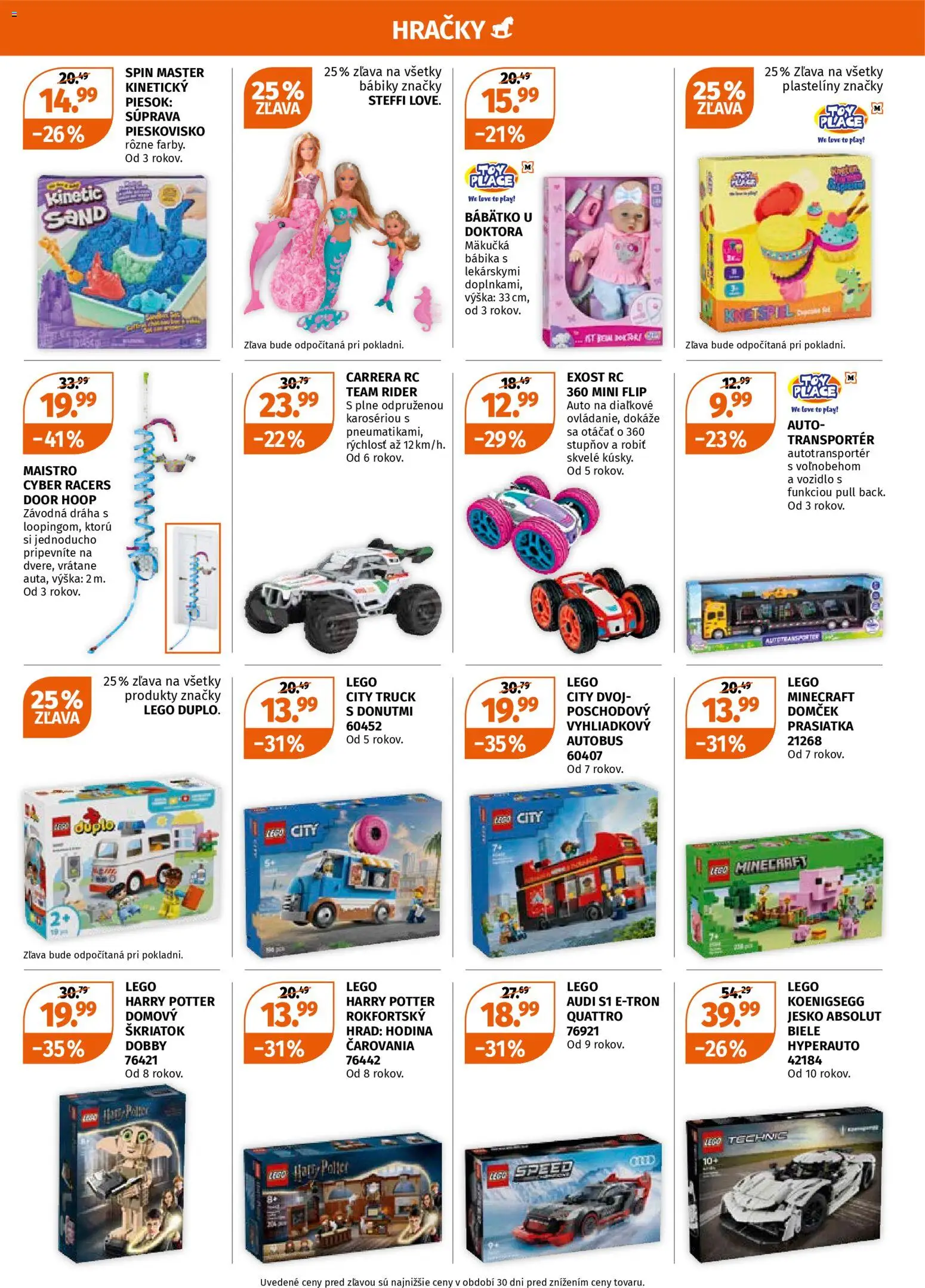 Nové Woolworth akcie – leták je platný od 13.11.2025 | Strana: 3 | Produkty: LEGO, Hračky