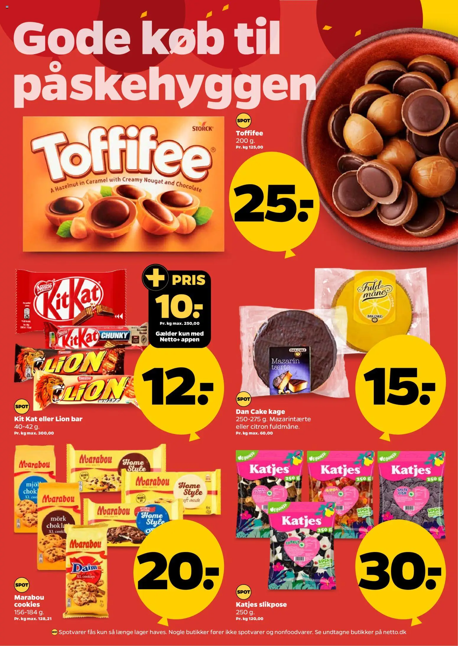 Netto tilbudsavis – gyldig fra 27.02.2026 | Side: 22 | Produkter: Cookies, Mazarintærte, Nougat