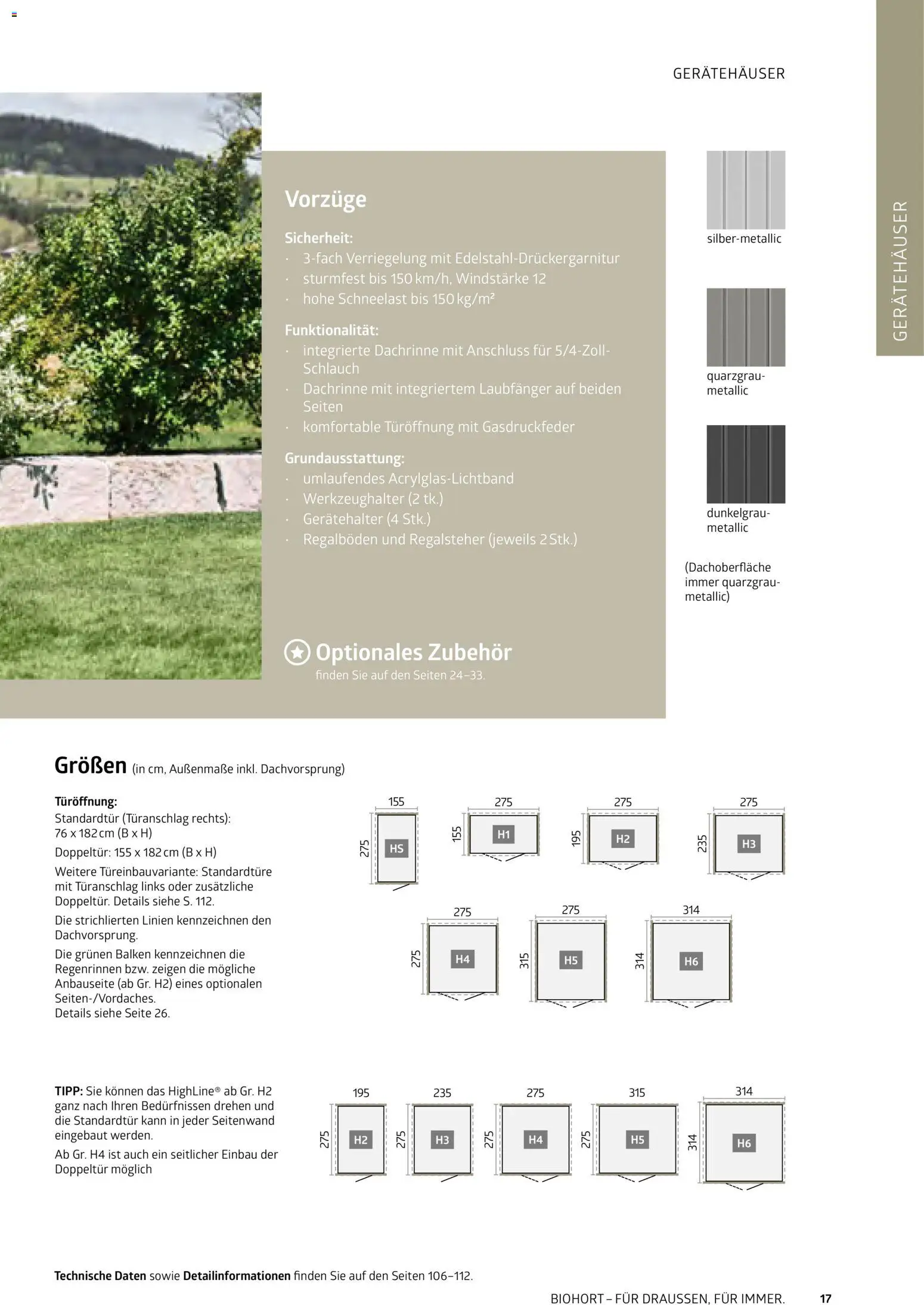 Dehner Biohort – Metall für Garten & Terrasse – gültig ab 01.01.2026 | Seite: 17