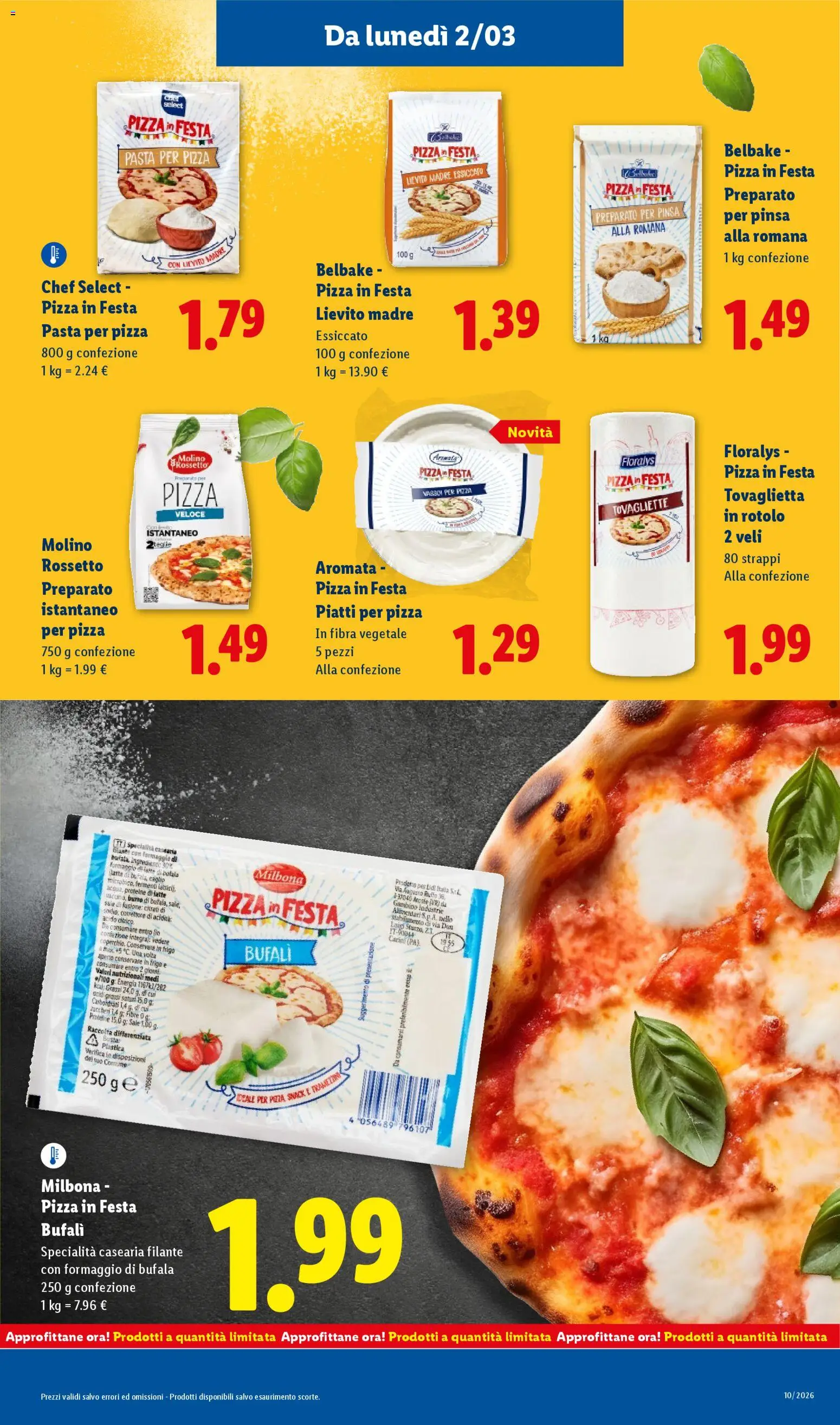 Volantino Lidl del 02.03.2026 | Pagina: 27 | Prodotti: Rossetto, Sale, Formaggio, Pasta