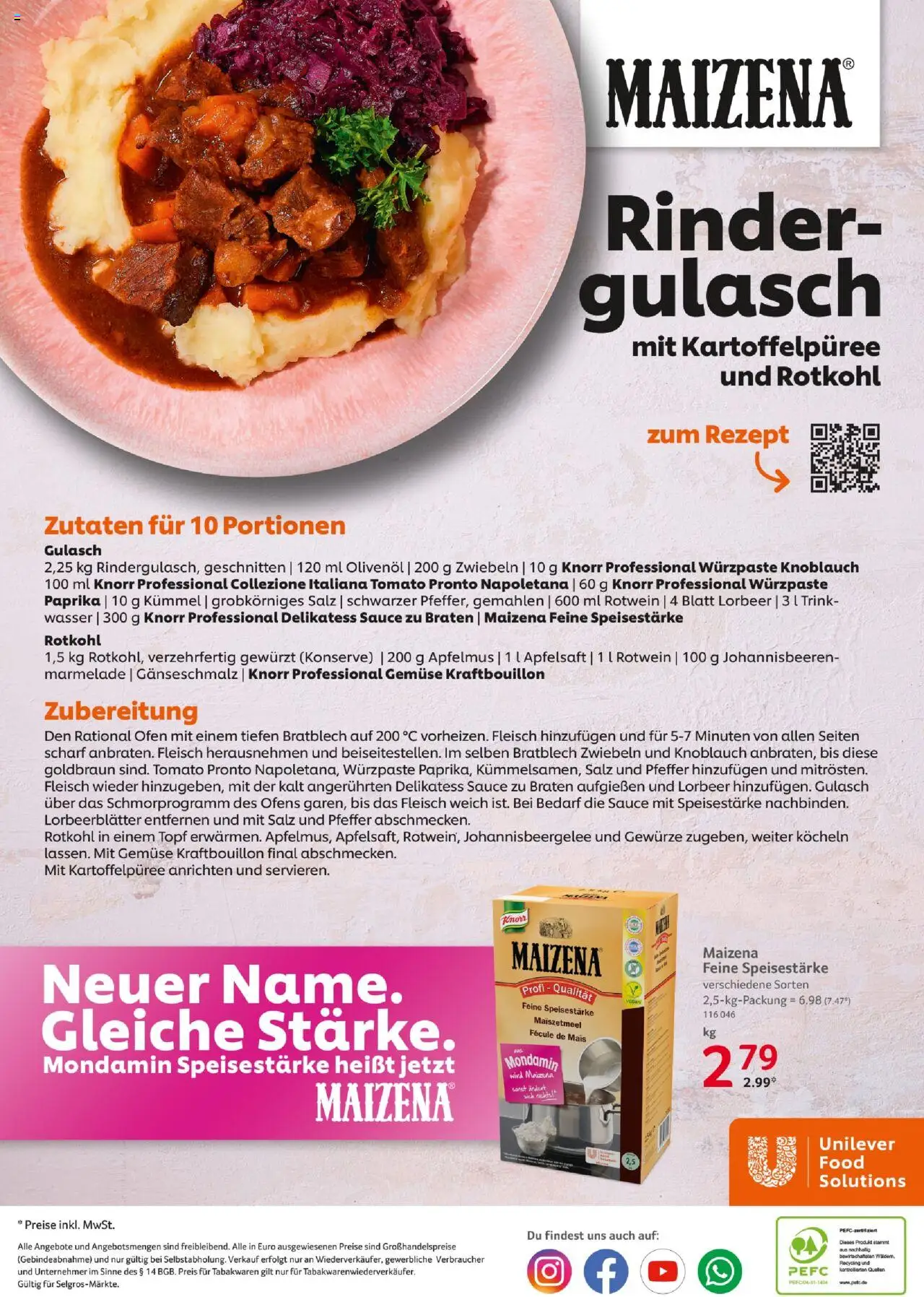 Selgros Gastronomie – gültig ab 18.09.2025 | Seite: 44 | Produkte: Rotwein, Knorr, Apfelsaft, Gulasch