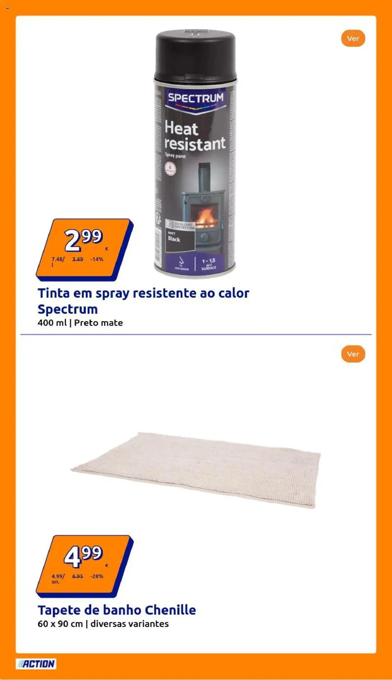 Action - Action PT week 32 2025 │ válido de 06.08.2025 | Página: 16 | Produtos: Tinta, Banho, Tapete