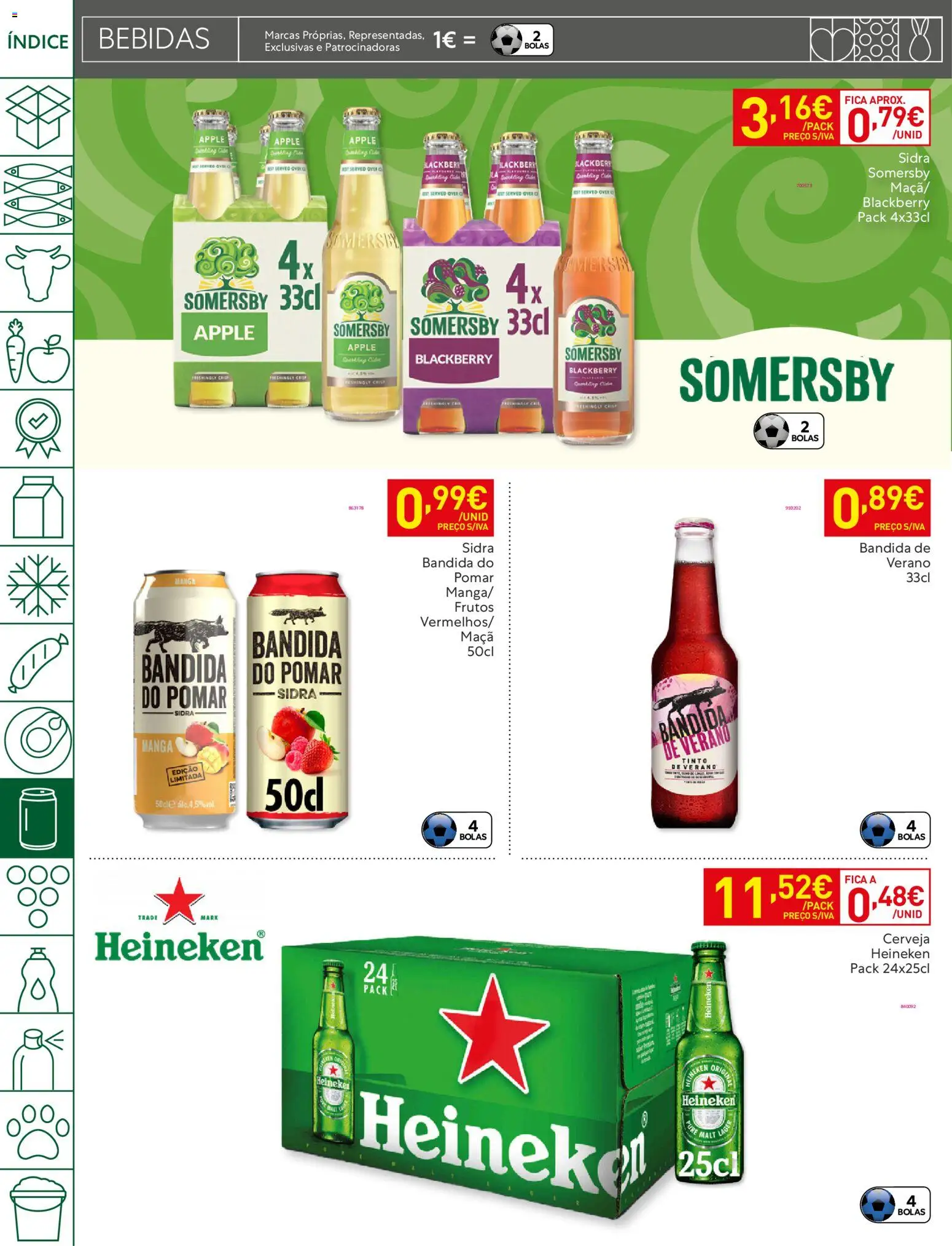 Recheio folheto │ válido de 31.03.2026 | Página: 36 | Produtos: Maça, Cerveja, Somersby