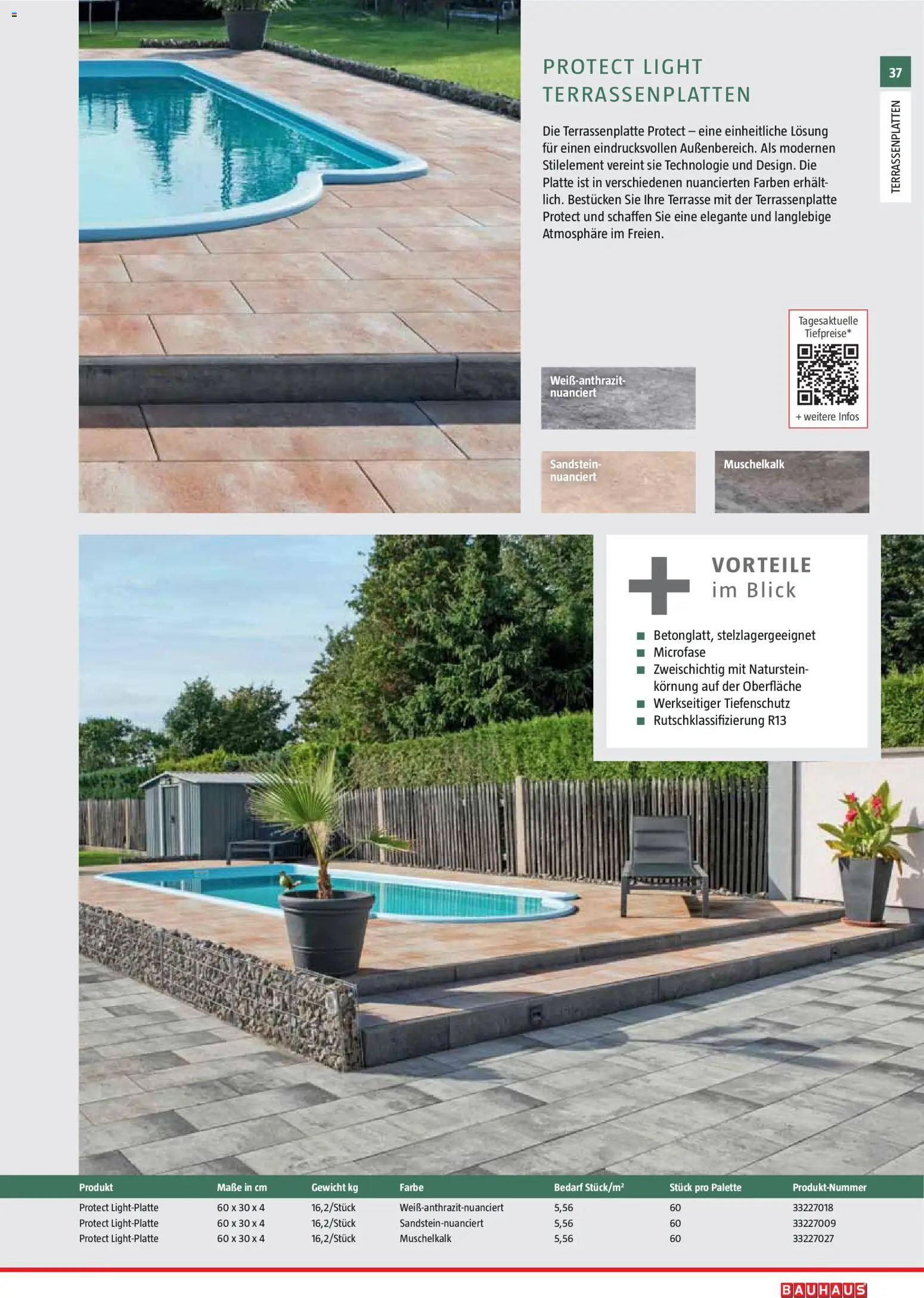 Bauhaus Gartenbaumaterialien gültig ab 01.04.2026 | Seite: 37 | Produkte: Gewicht