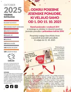 Avon katalog akcije – veljaven od 01.10.2025 | Stran: 2 | Izdelki: Kos, Licila