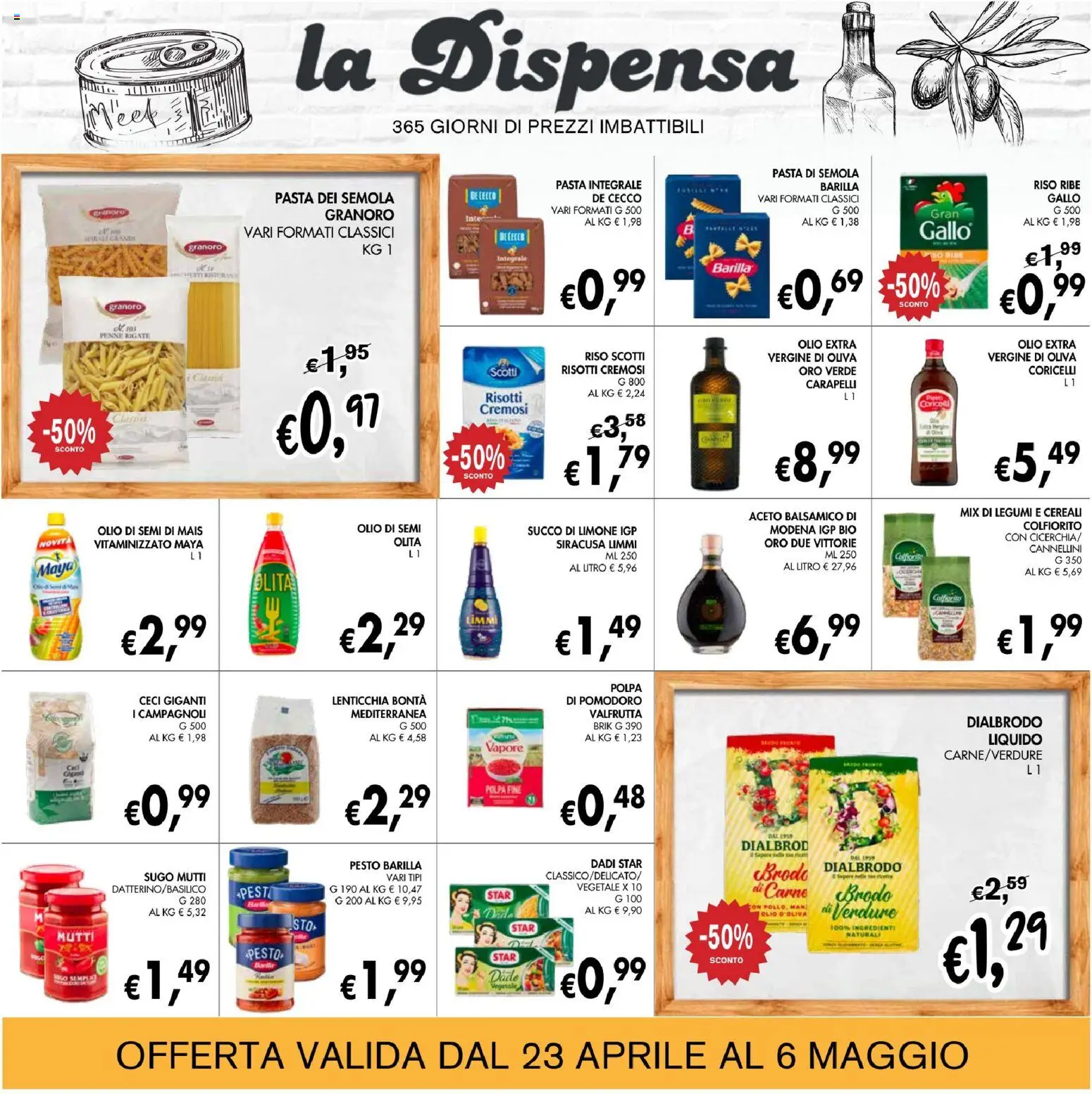 Volantino Coal del 23.04.2026 | Pagina: 13 | Prodotti: Cereali, Ceci, Pasta, Mais