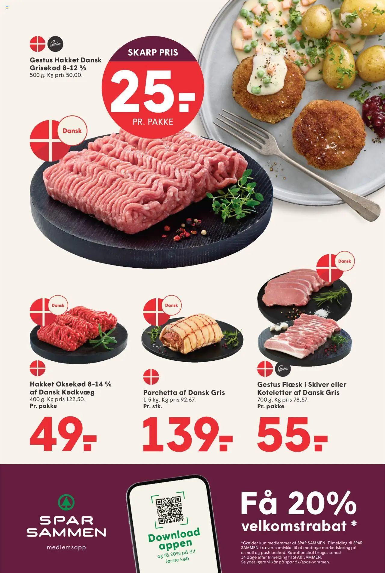 Spar tilbudsavis – gyldig fra 03.10.2025 | Side: 7 | Produkter: Koteletter, Oksekød