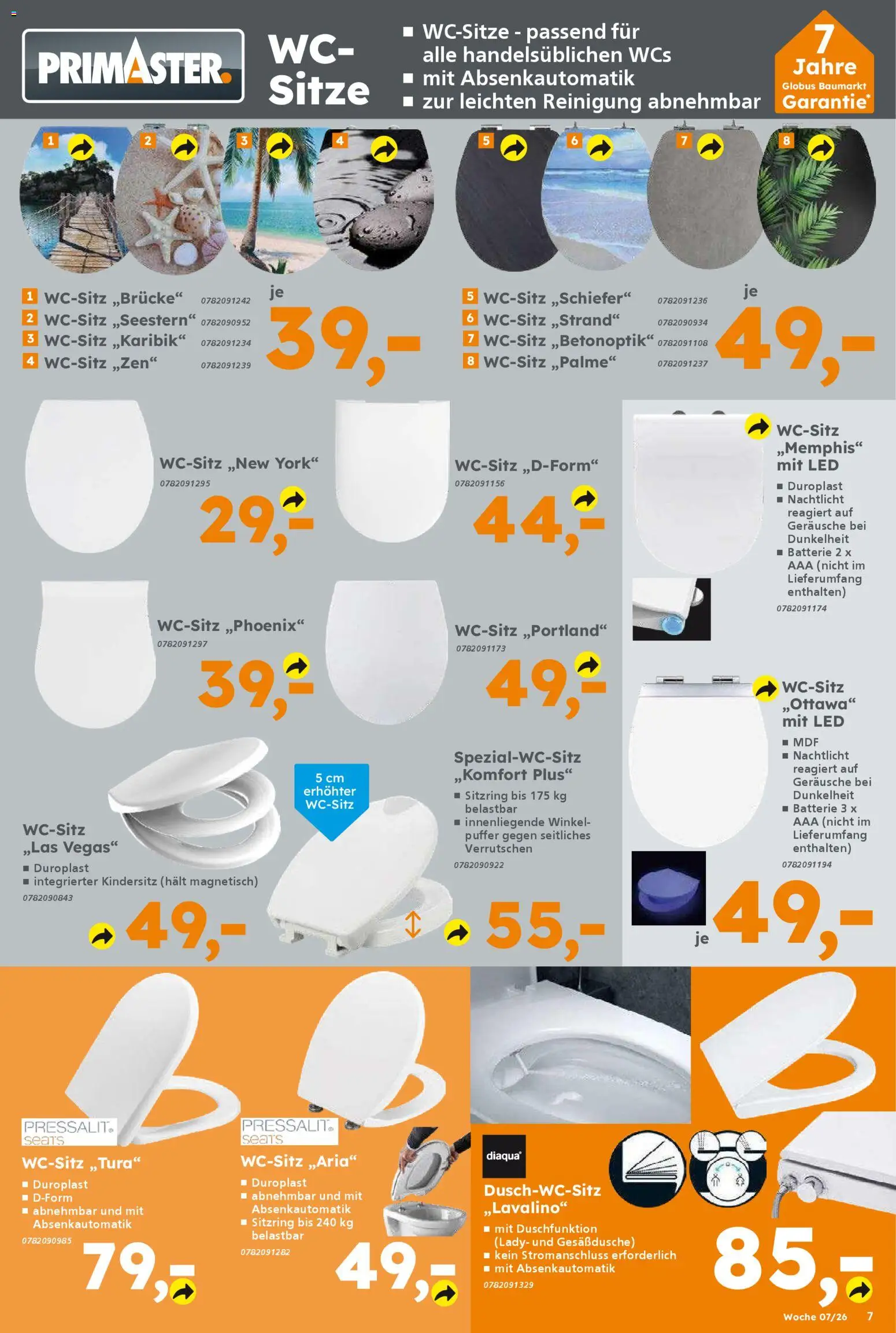 Globus Baumarkt Prospekt 	 – gültig ab 09.02.2026 | Seite: 7