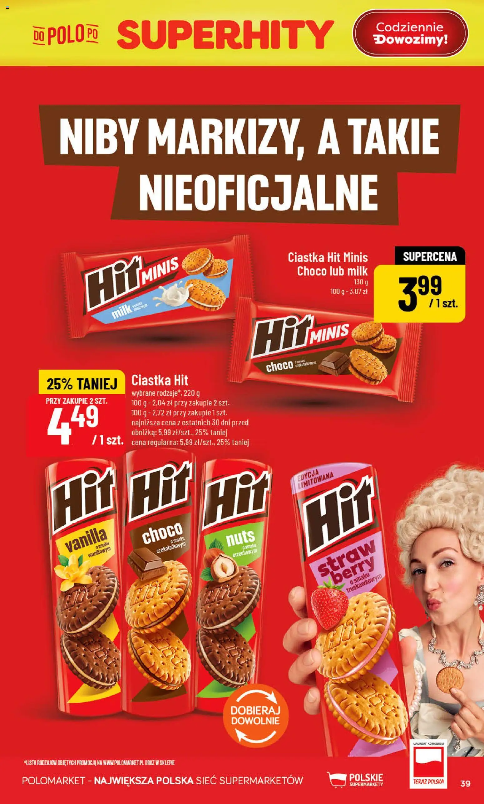 POLOmarket gazetka od 22.04.2026 | Strona: 39 | Produkty: Ciastka