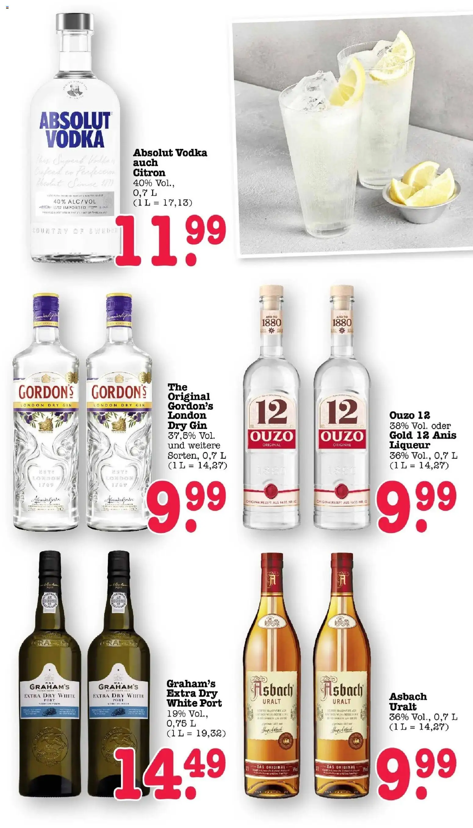 E center Prospekt Kuppenheim-Oberndorf	 – gültig ab 05.04.2026 | Seite: 55 | Produkte: Ouzo 12, Ouzo, Vodka, Asbach