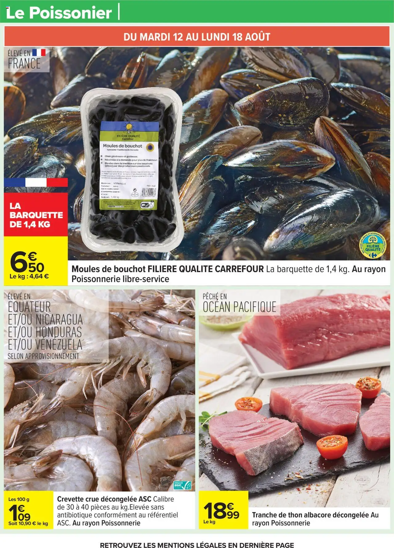  | Page: 31 | Produits: Pêche, Crevette, Poissonnerie, Moules de bouchot