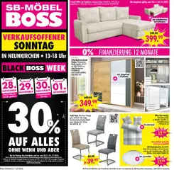 SB Möbel Boss Prospekt Neunkirchen ab 28.11.2025 gültig