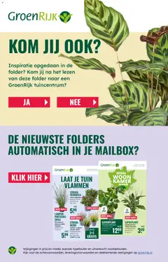 GroenRijk - Folder - Voorbeeld van een folder van GroenRijk, geldig van 22.10.2025 | Pagina: 16 | Producten: Folders, Kom, Pot