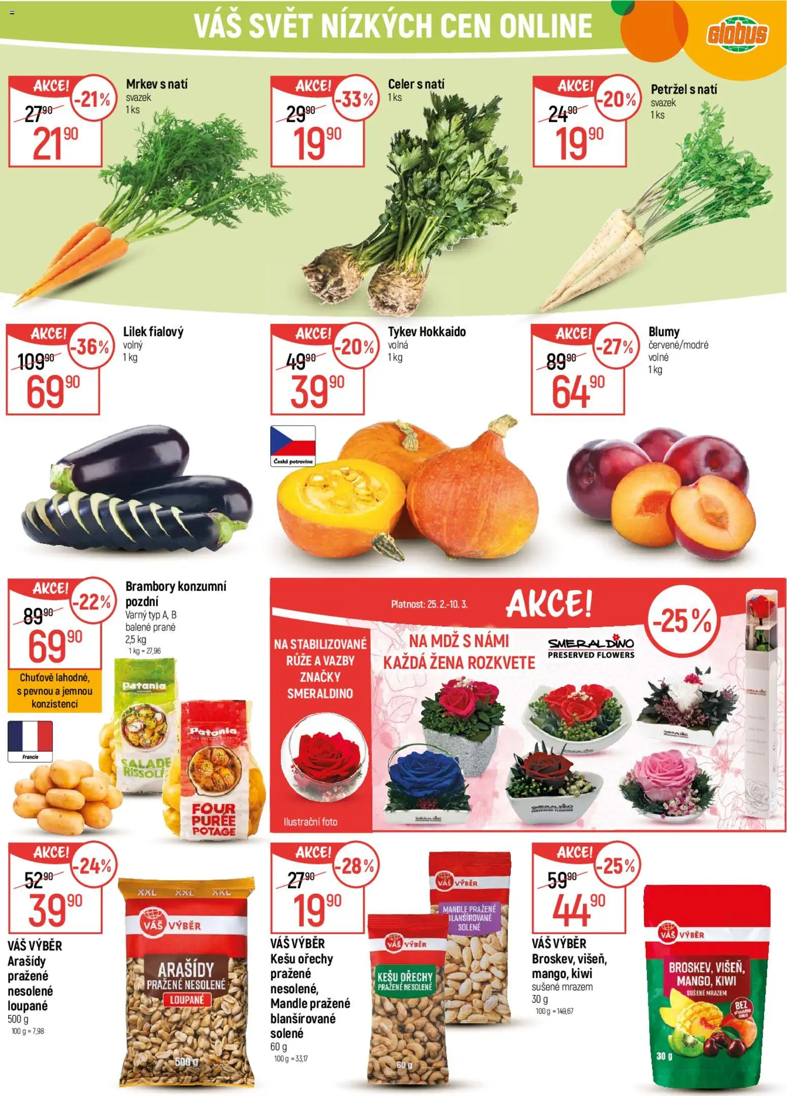 Globus leták od 25.02.2026 | Strana: 17 | Produkty: Globus, Mrkev, Brambory, Petržel