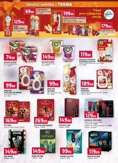 Náhled letáku Terno leták - Vánoční speciál od 18.11.2025 | Strana: 16 | Produkty: Sprchový gel, Antiperspirant, Osvěžovač vzduchu, Rexona