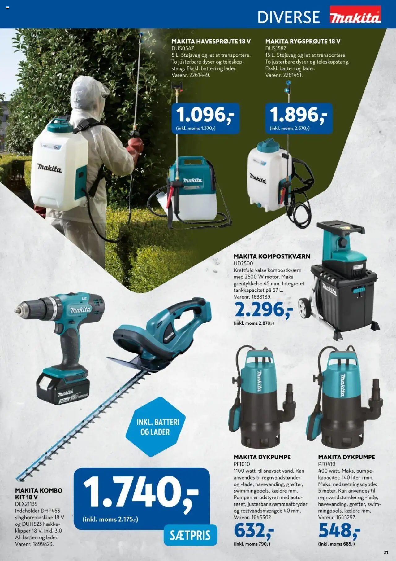 Davidsen Tilbudsavis gyldig fra 08.04.2025 | Side: 21 | Produkter: Batteri