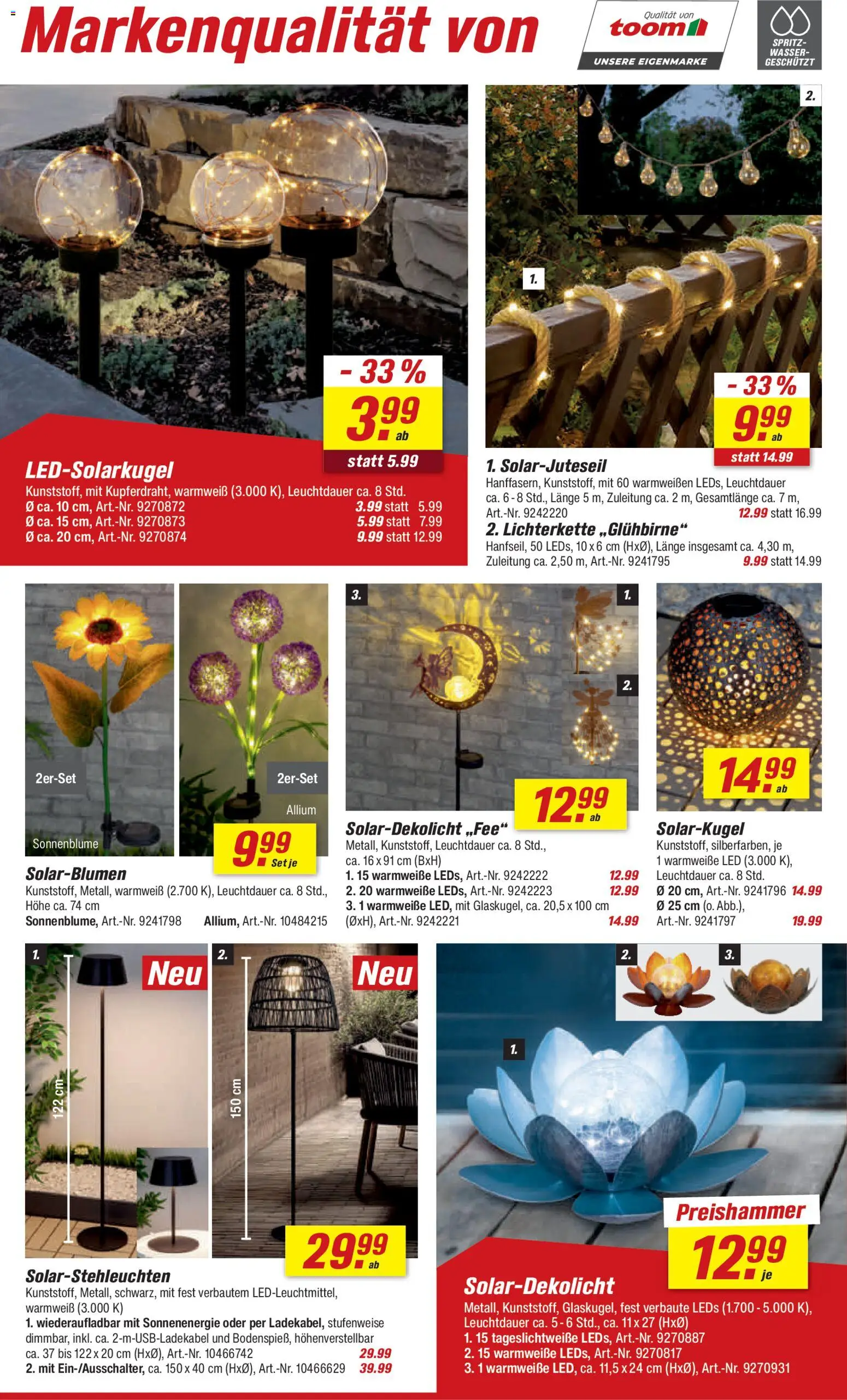 Toom Baumarkt Prospekt 	 – gültig ab 28.03.2026 | Seite: 10 | Produkte: Wasser