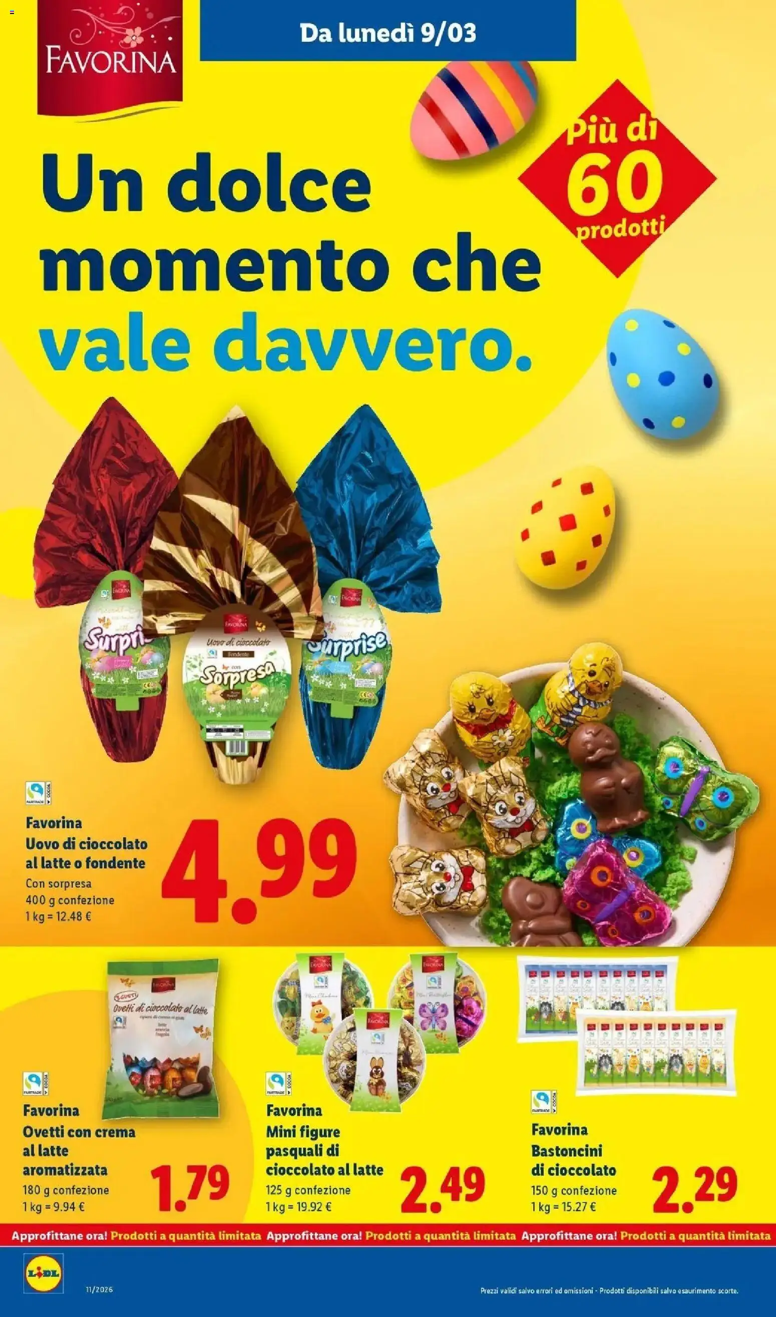Volantino Lidl del 09.03.2026 | Pagina: 20 | Prodotti: Crema, Cioccolato, Latte