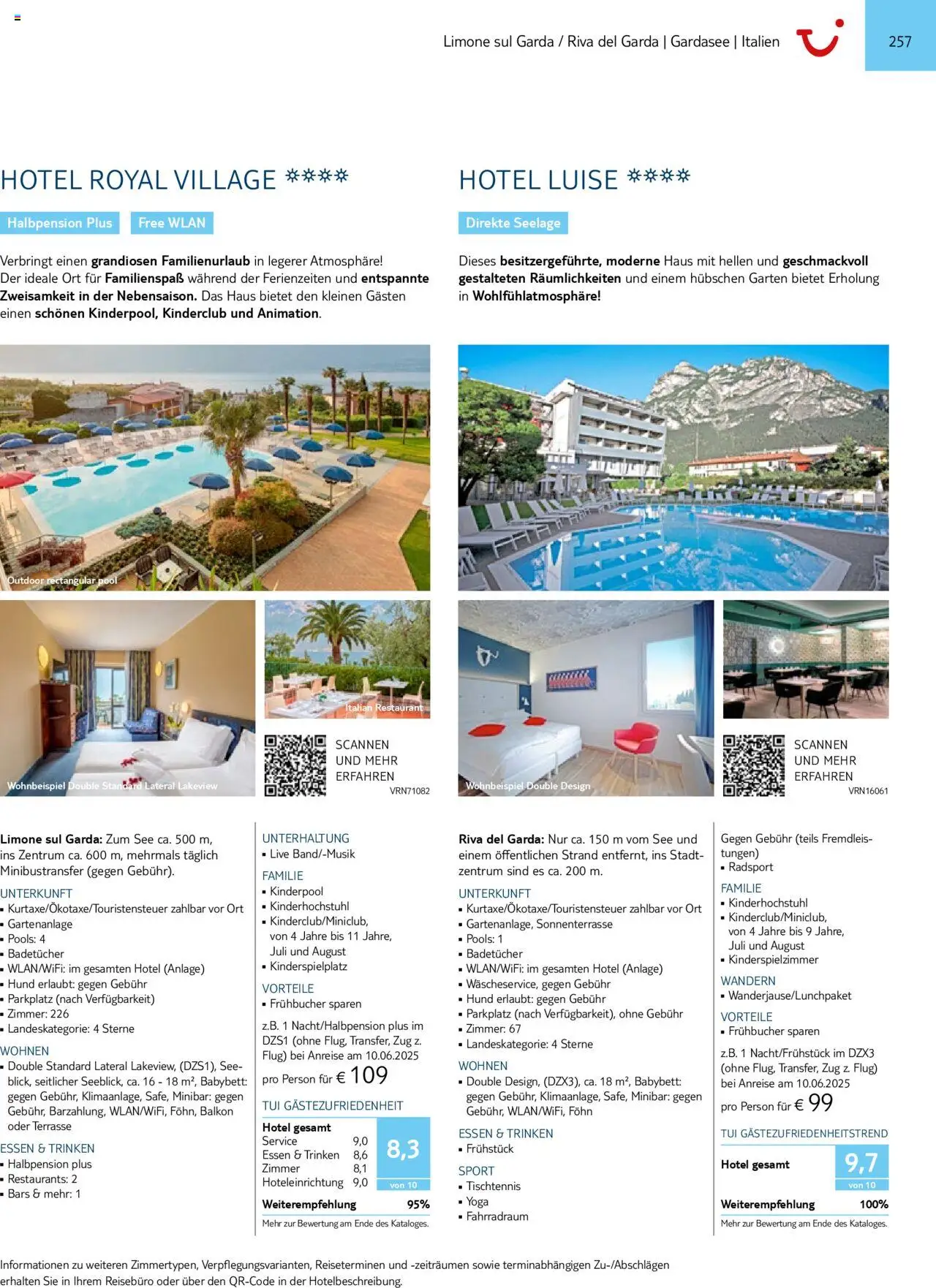 TUI Prospekt 	 – gültig ab 01.11.2024 | Seite: 257 | Produkte: Babybett, Föhn