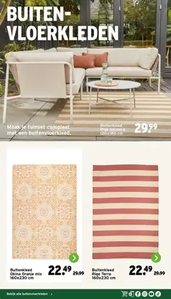 GAMMA folder - Tuinmeubelen special - Voorbeeld van een folder van GAMMA, geldig van 30.03.2026 | Pagina: 20 | Producten: Vloerkleden