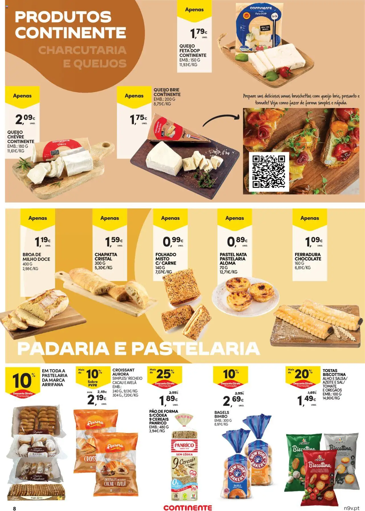 Continente - Açores │ válido de 16.10.2025 | Página: 8 | Produtos: Orégãos, Tomate, Cereais, Queijo feta