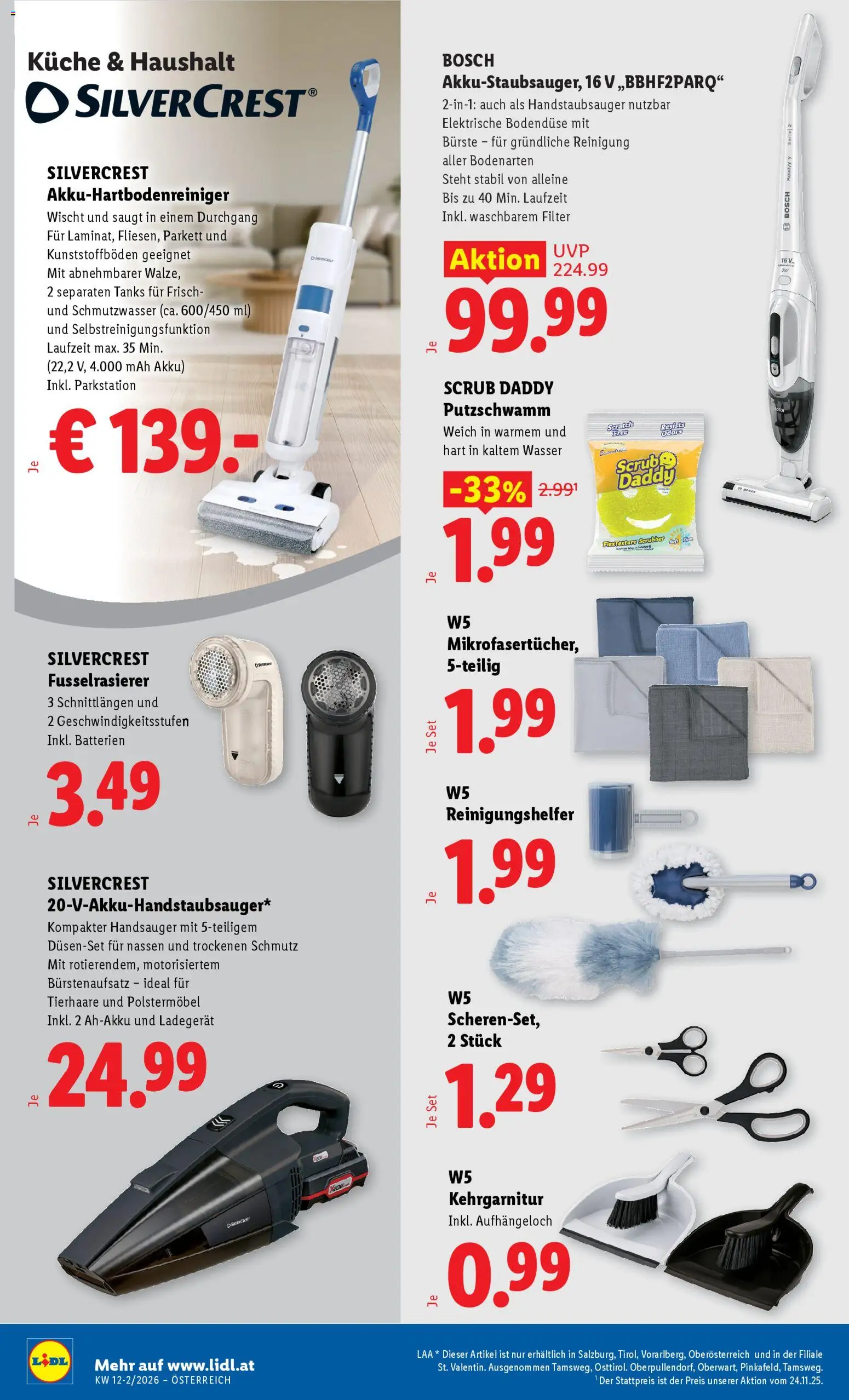 Lidl Flugblatt - Altenmarkt im Pongau, St. Johann im Pongau, Zell am See gültig ab 19.03.2026 | Seite: 20 | Produkte: Wasser, Bürste