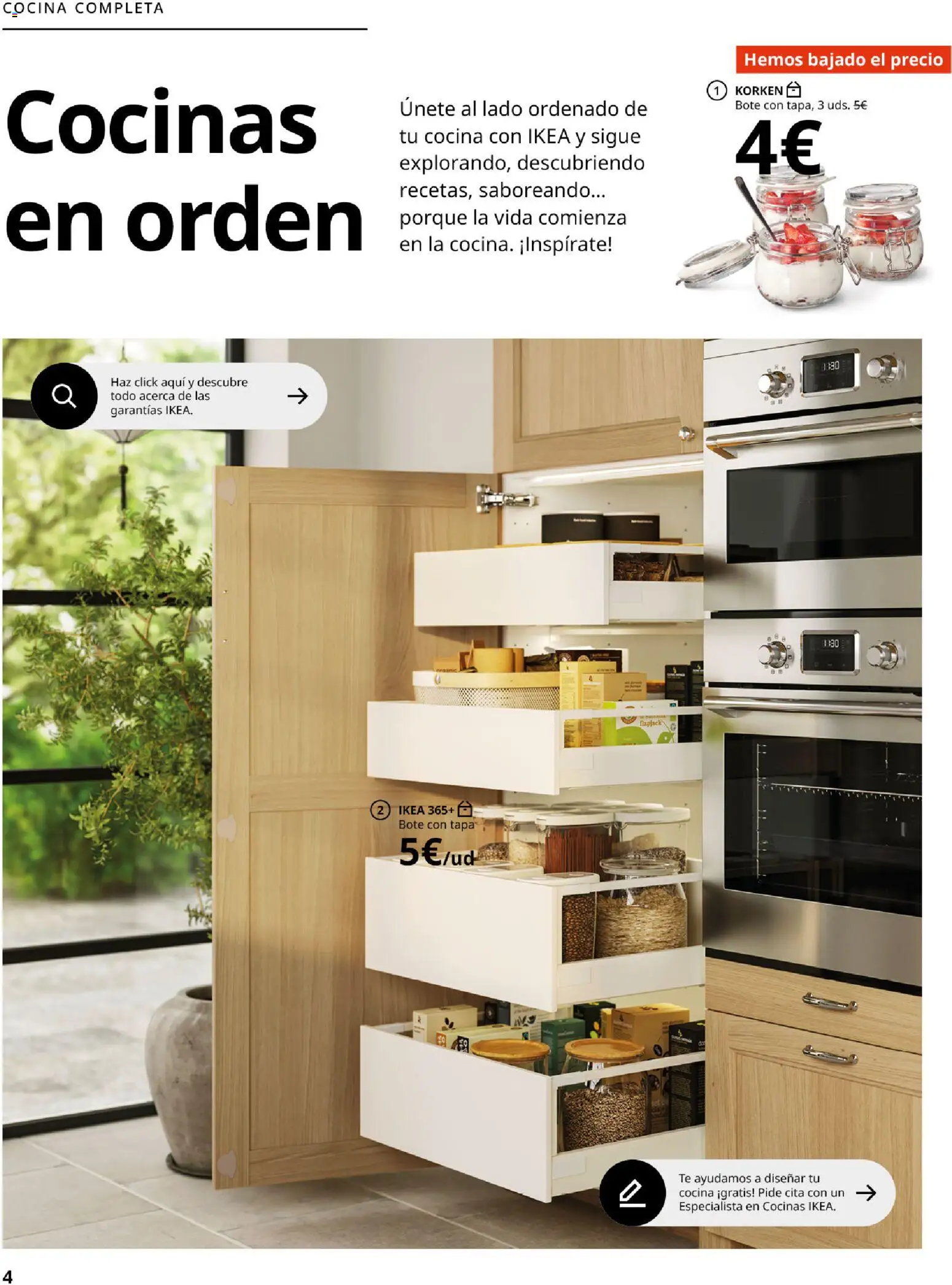 Catálogo IKEA Organización en el hogar │ válido desde el 15.01.2026 | Página: 4 | Productos: Té, Cocina