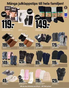 ÖoB - erbjudanden - Förhandsvisning av reklamblad från butik ÖoB aktuell från 08.12.2025 | Sida: 10 | Produkter: Vantar, Trosor, Tofflor, Mössa