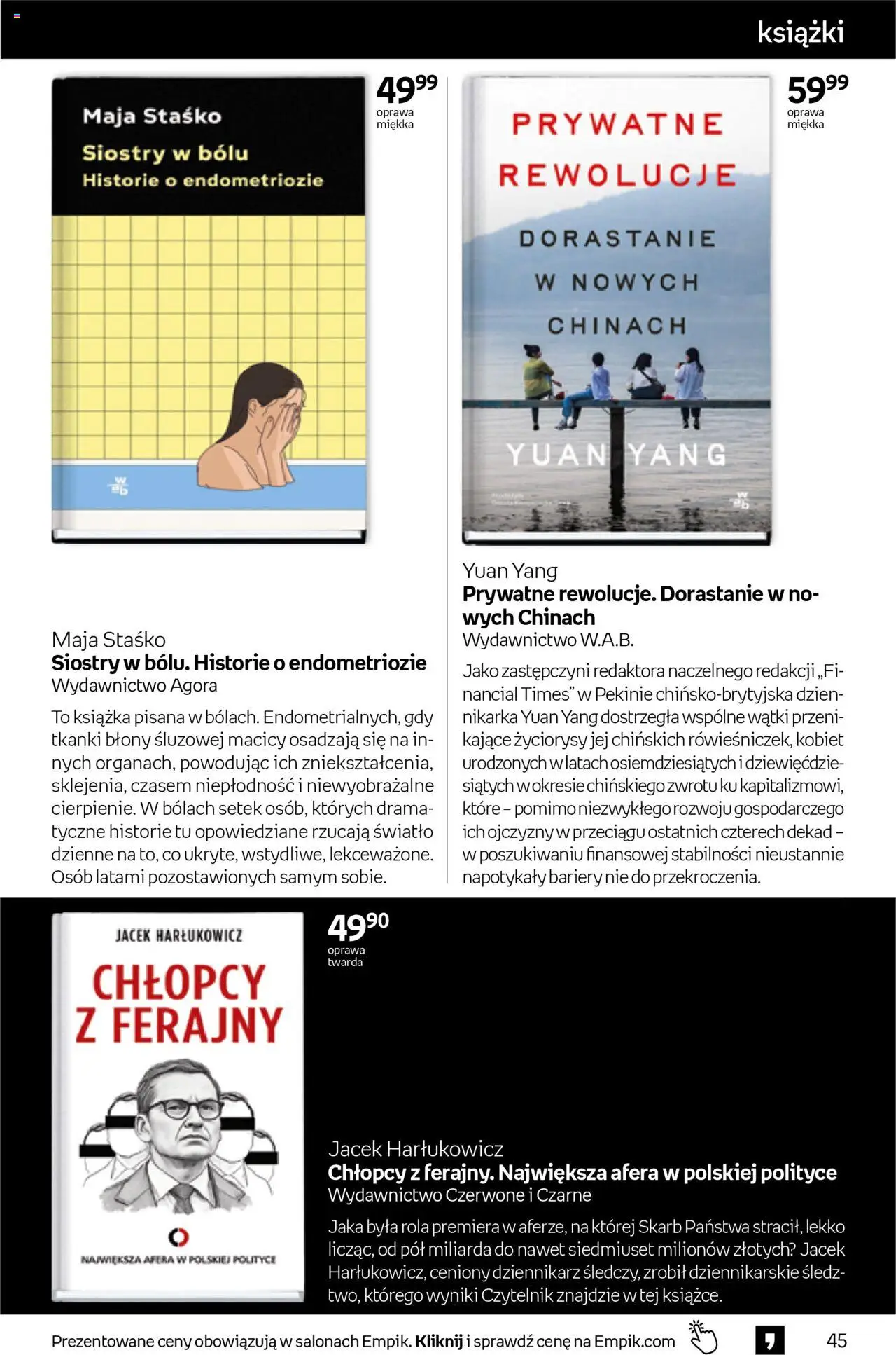 Empik promocje od 15.10.2025 | Strona: 45 | Produkty: Śledź, Książki