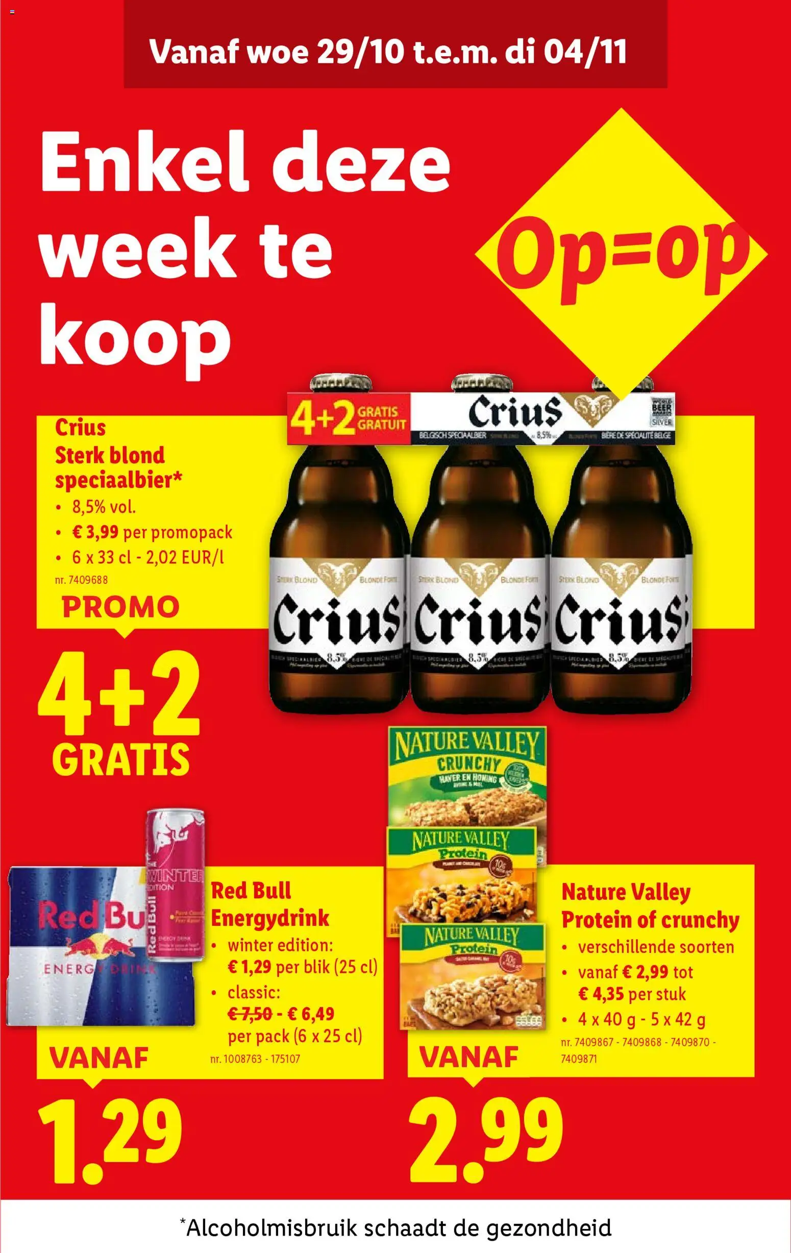 {H1} | Pagina: 20 | Producten: Red Bull, Haver