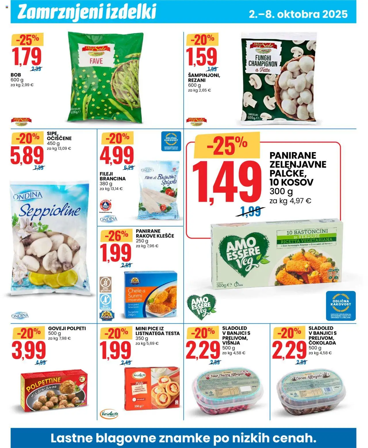 Novi Eurospin katalog ponudbe – veljaven od 02.10.2025 | Stran: 6 | Izdelki: Cokolada, Sladoled