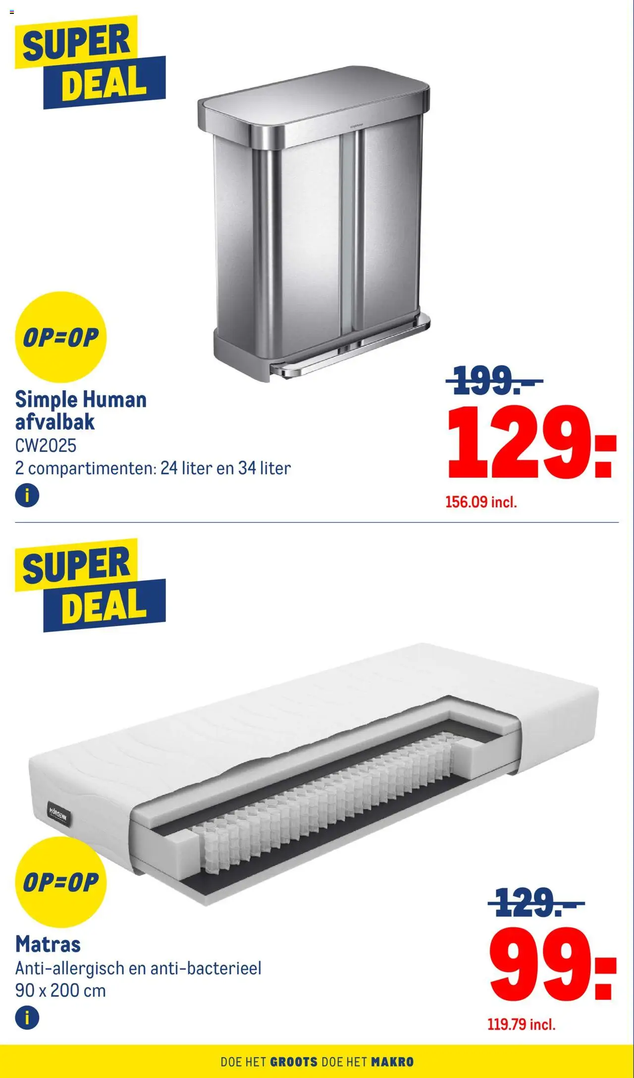  | Pagina: 4 | Producten: Matras